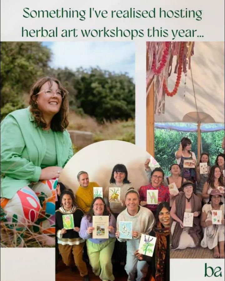 Sound ON for ultimate vibes n giggles. 🔊

Something I've realised hosting herbal art workshops this year is just how much people are craving connection, playfulness, and community. There is something so magical and special when people gather and can
