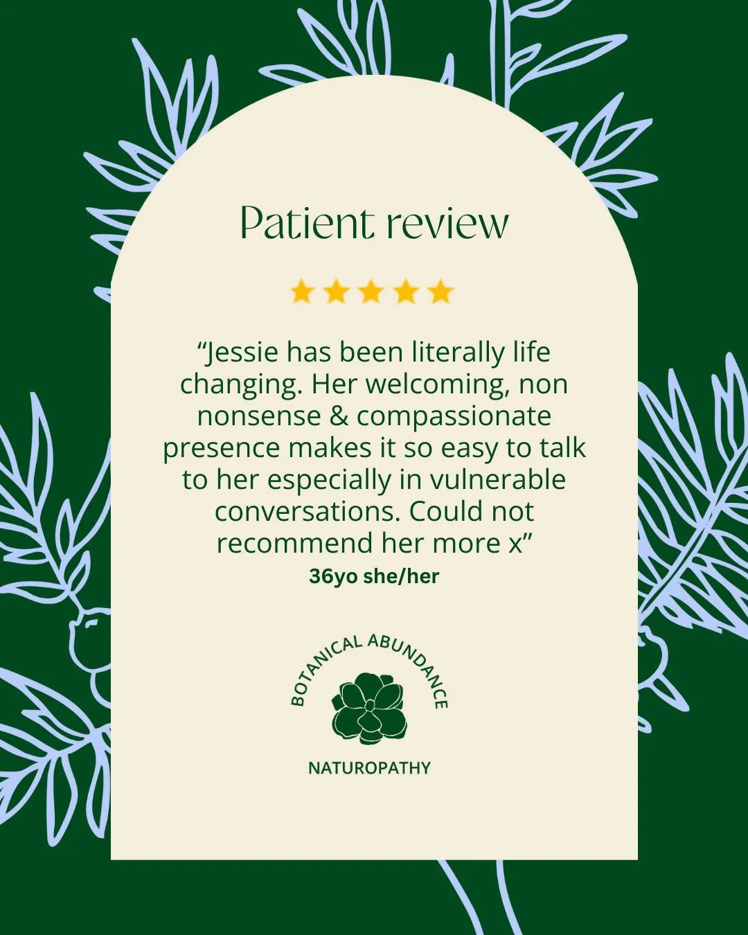 ✨ Feeling heard, supported, and empowered is what I aim for in every consultation.

Naturopathic consultations are available to book, link in bio. ☺️