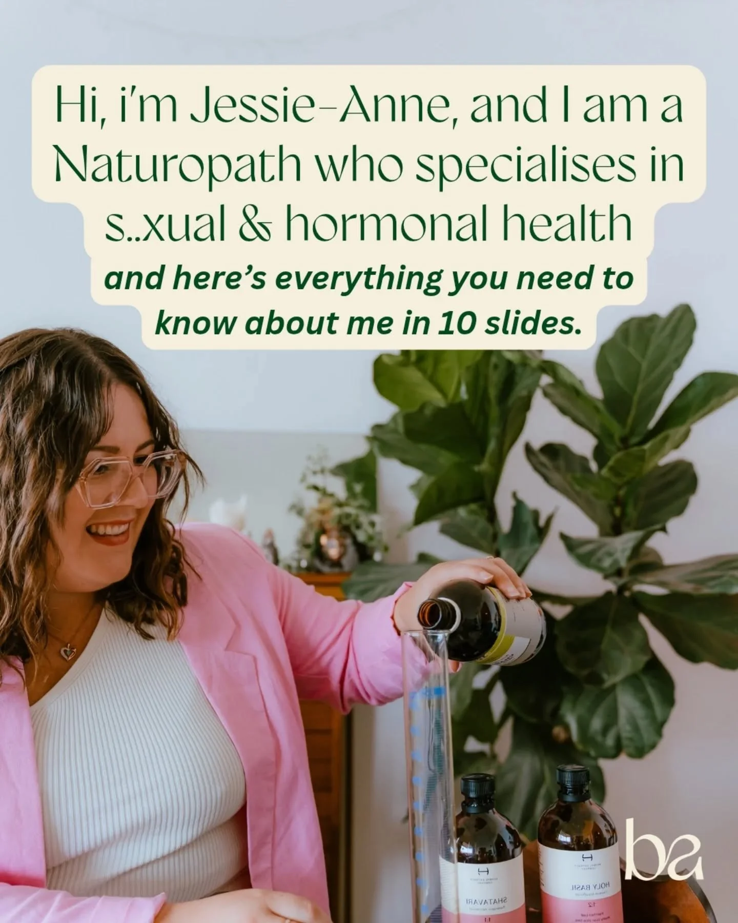 Hi! I&rsquo;m Jessie-Anne (she/her) ✨

There's quite a few new faces on here, so I just wanted to say hi 👋 and share a bit about myself! 

I&rsquo;m a degree-qualified naturopath and nutritionist with expertise in hormonal, menstrual, and s.xual hea