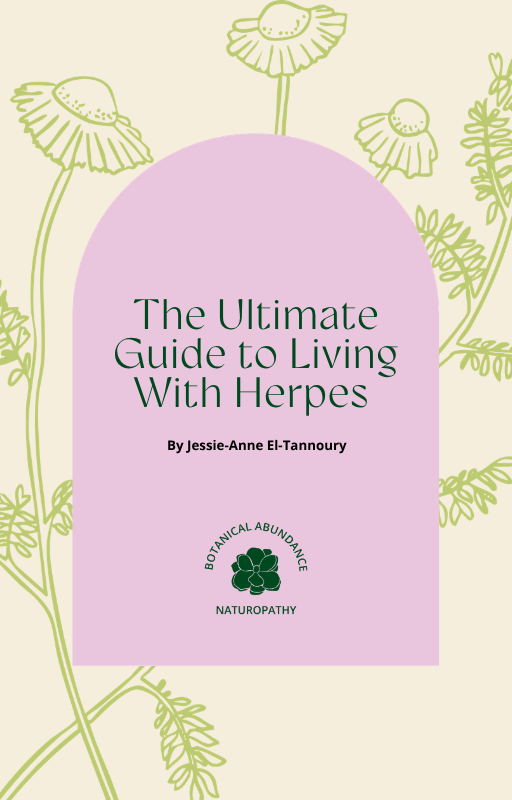 Living with Herpes guide by naturopath Jessie Anne