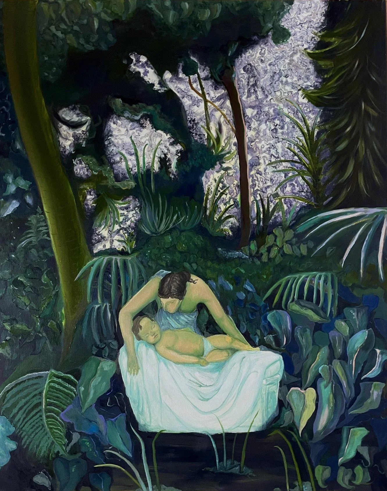 Palm House (2022) Oil on canvas