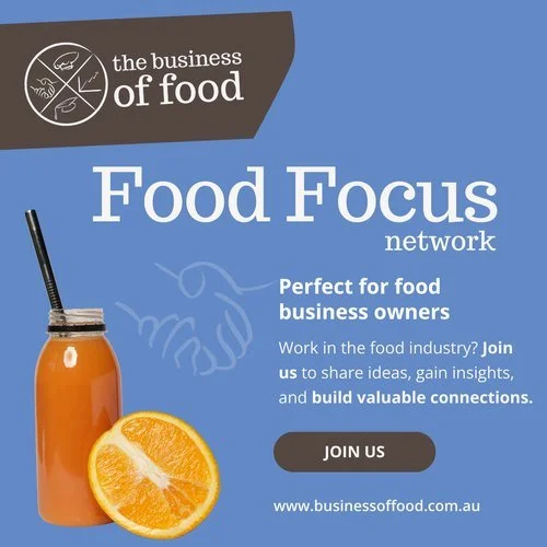 Last call! 🔥Join us at the next Food Focus networking lunch this Wednesday in Dandenong and connect with:
* packaging supplier
* food business owners (cheese maker and gluten free sourdough baker) 
* blending and packaging company
* Food Safety test