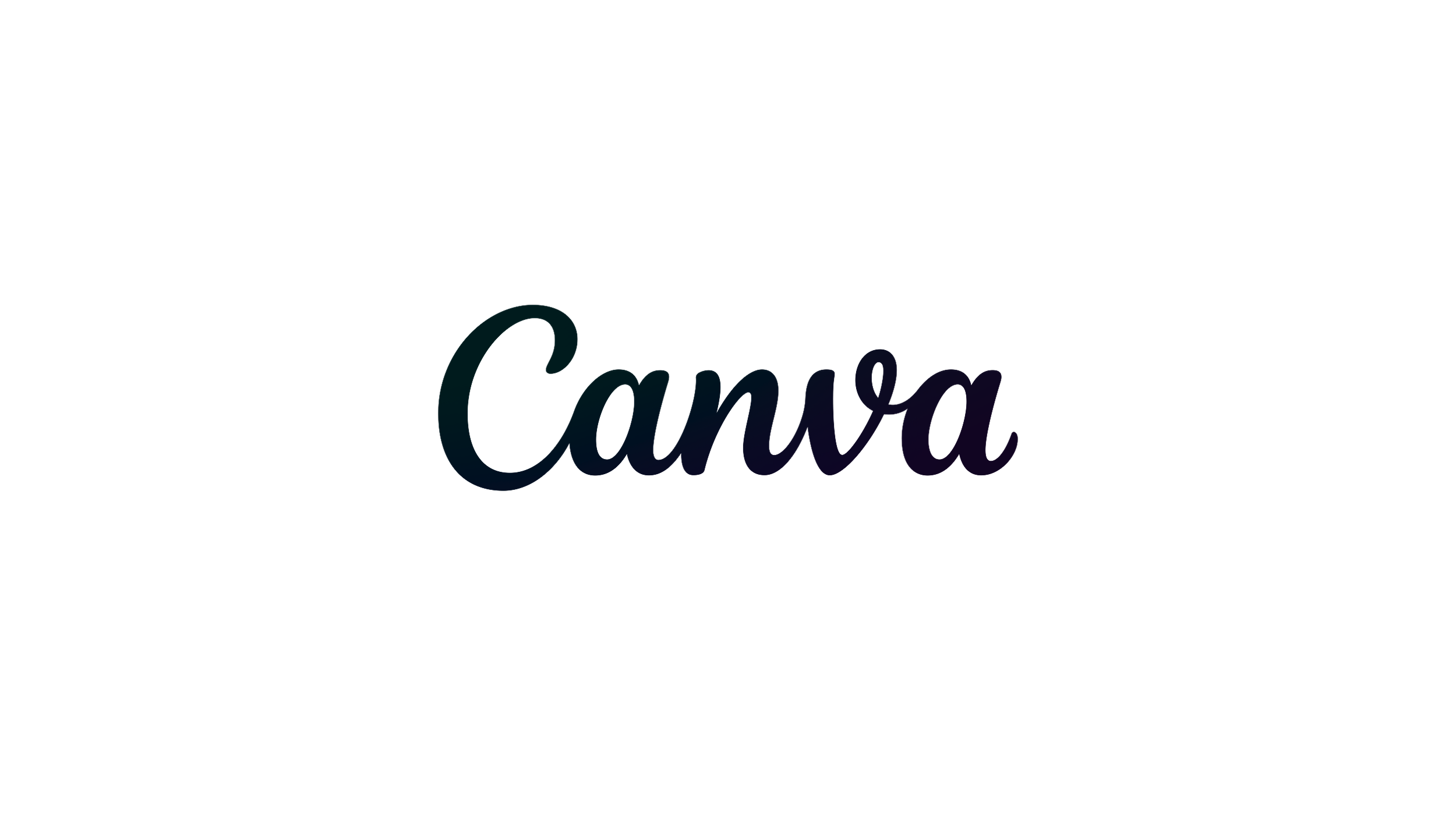Canva logo in black.