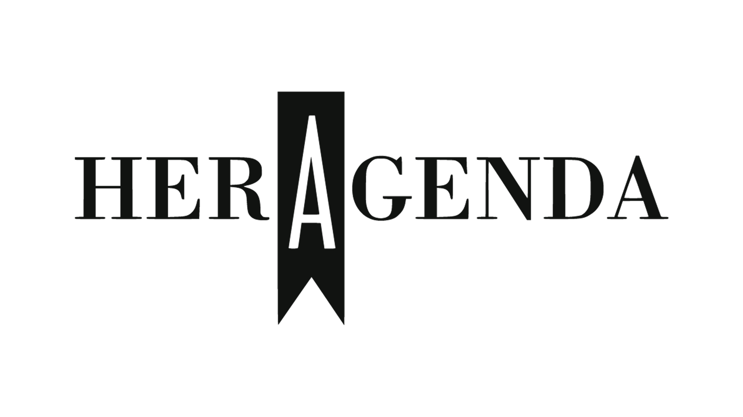 Her Agenda logo in black.