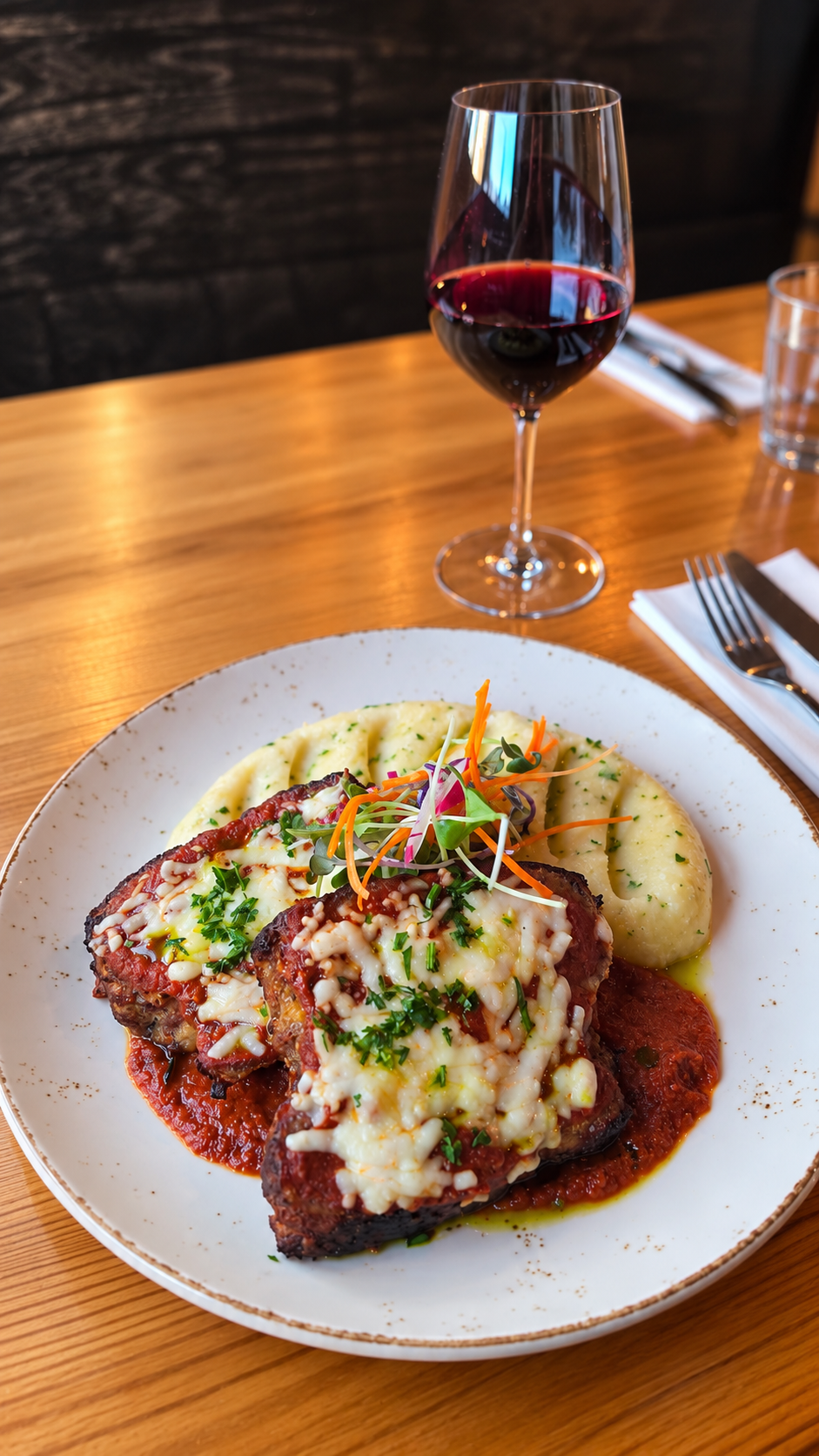 the woodfire bistro: Nonna's Polpettone