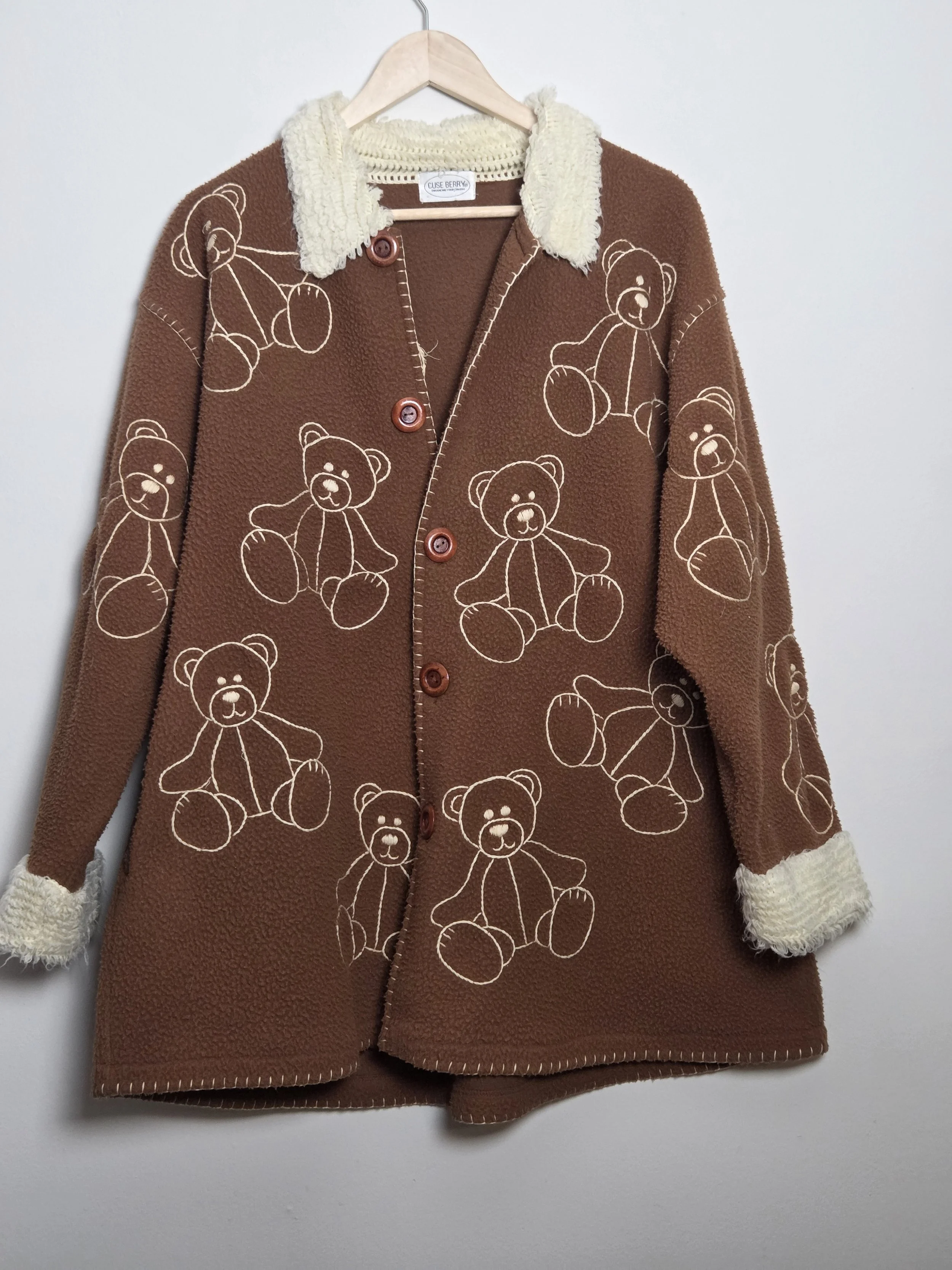 cuse berry teddie fleece jacket