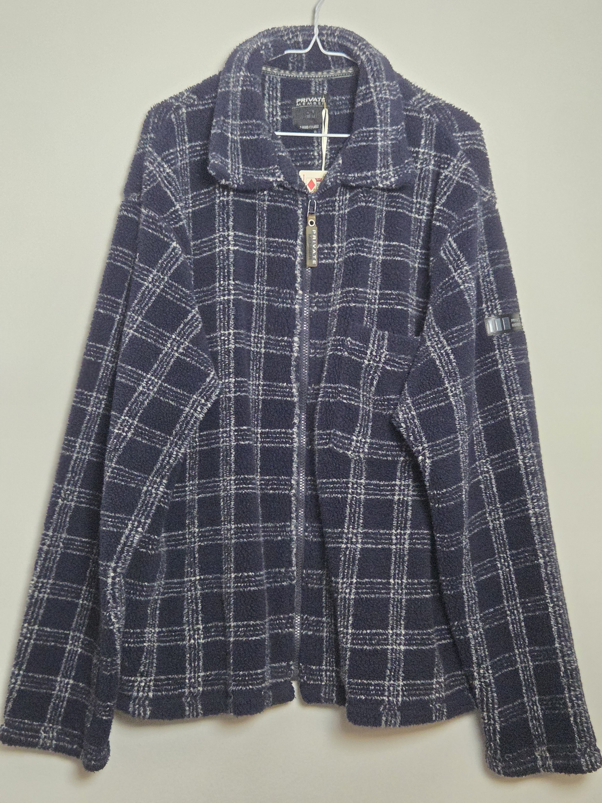 private member zip fleece - XL