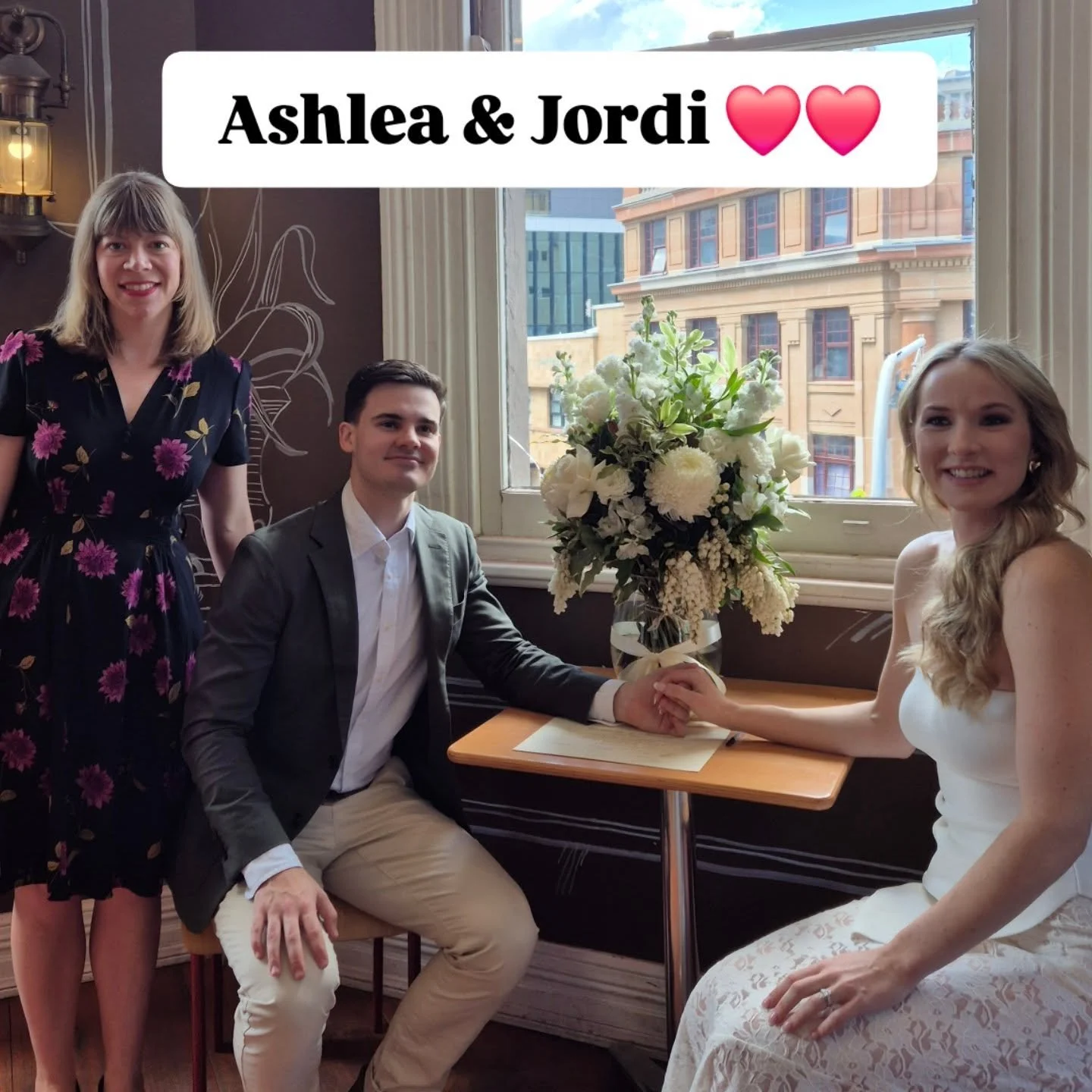 Ashlea and Jordi met playing on a footy team - an IRL meeting - and have been on a journey from teammates, to partners and to newlyweds ❤️

This couple are getting married in Spain in a few weeks so we had their legal ceremony surrounded by their clo