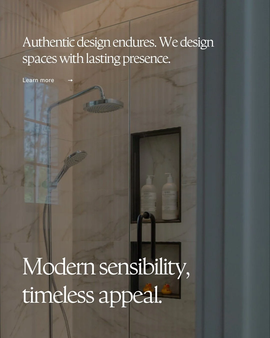 The last thing you want is a space that feels dated before the paint dries.

We believe the best design isn't a flash in the pan. It's a slow burn of beautiful, enduring quality. Our philosophy is simple: we blend clean, modern sensibility with mater