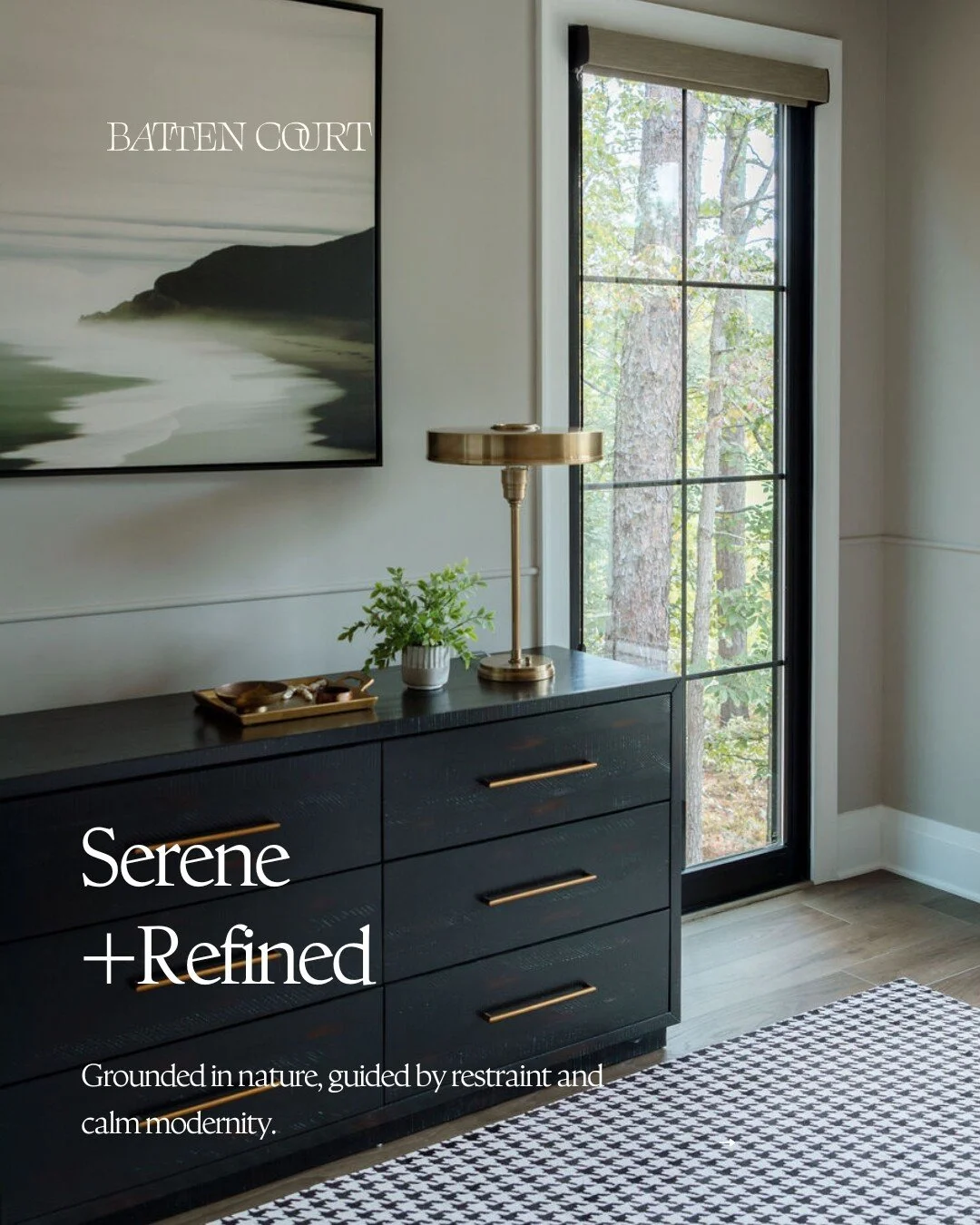 A moment of pure calm.

This modern classic bedroom vignette, grounded in nature and guided by restraint, proves that true luxury lies in simplicity. The clean lines, natural textures, and muted palette create a space that&rsquo;s both instantly rela