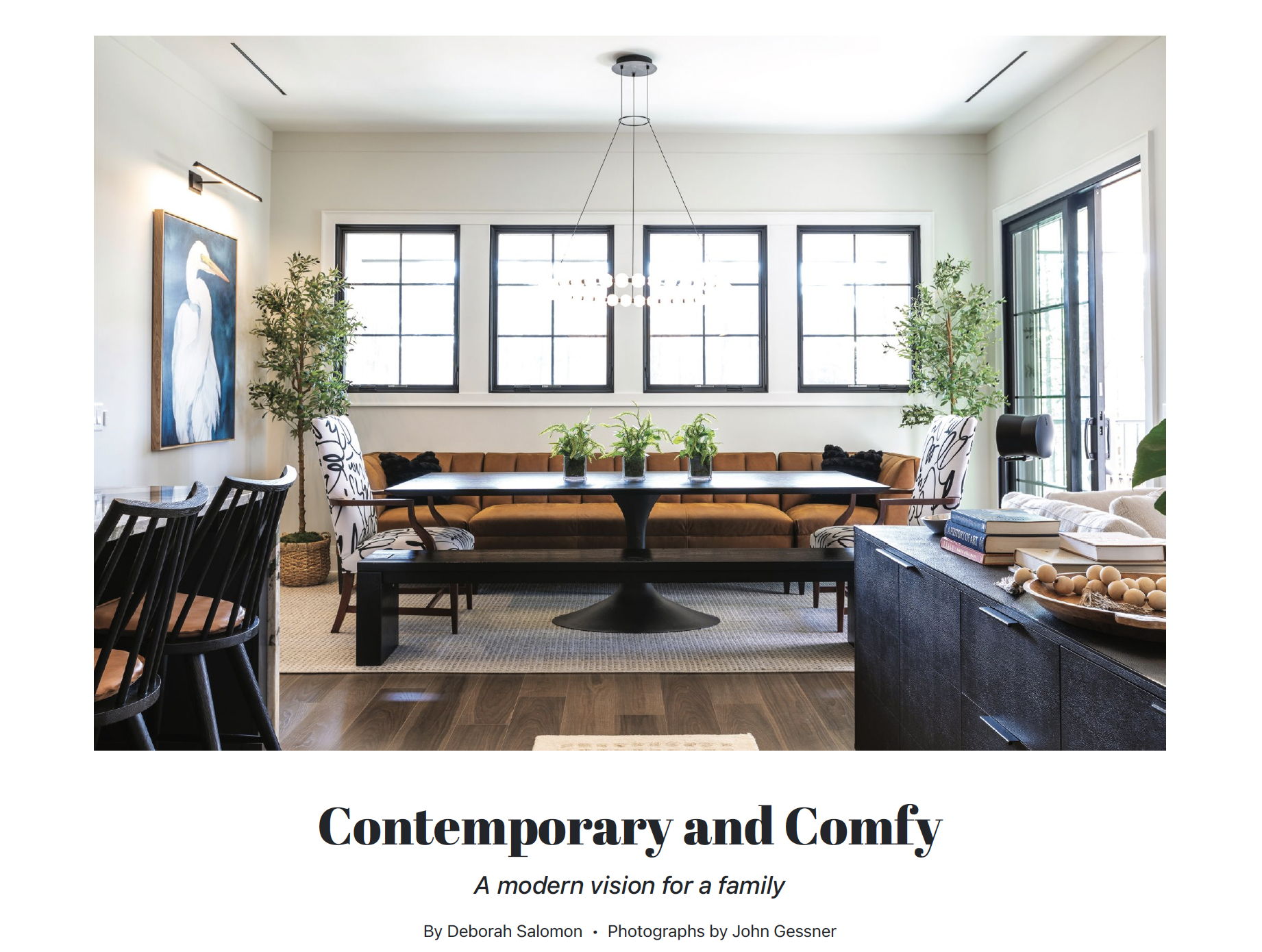 Pinestraw Magazine: Contemporary and Comfy