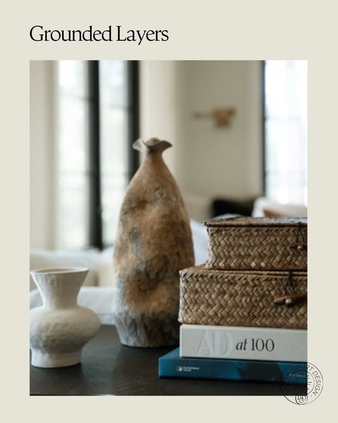 We are drawn to materials that feel honest and tactile. Pieces that carry weight, texture, and a sense of place. Layered thoughtfully, they soften a space and give it credibility, whether in a private residence or a hospitality setting.

Our best wor