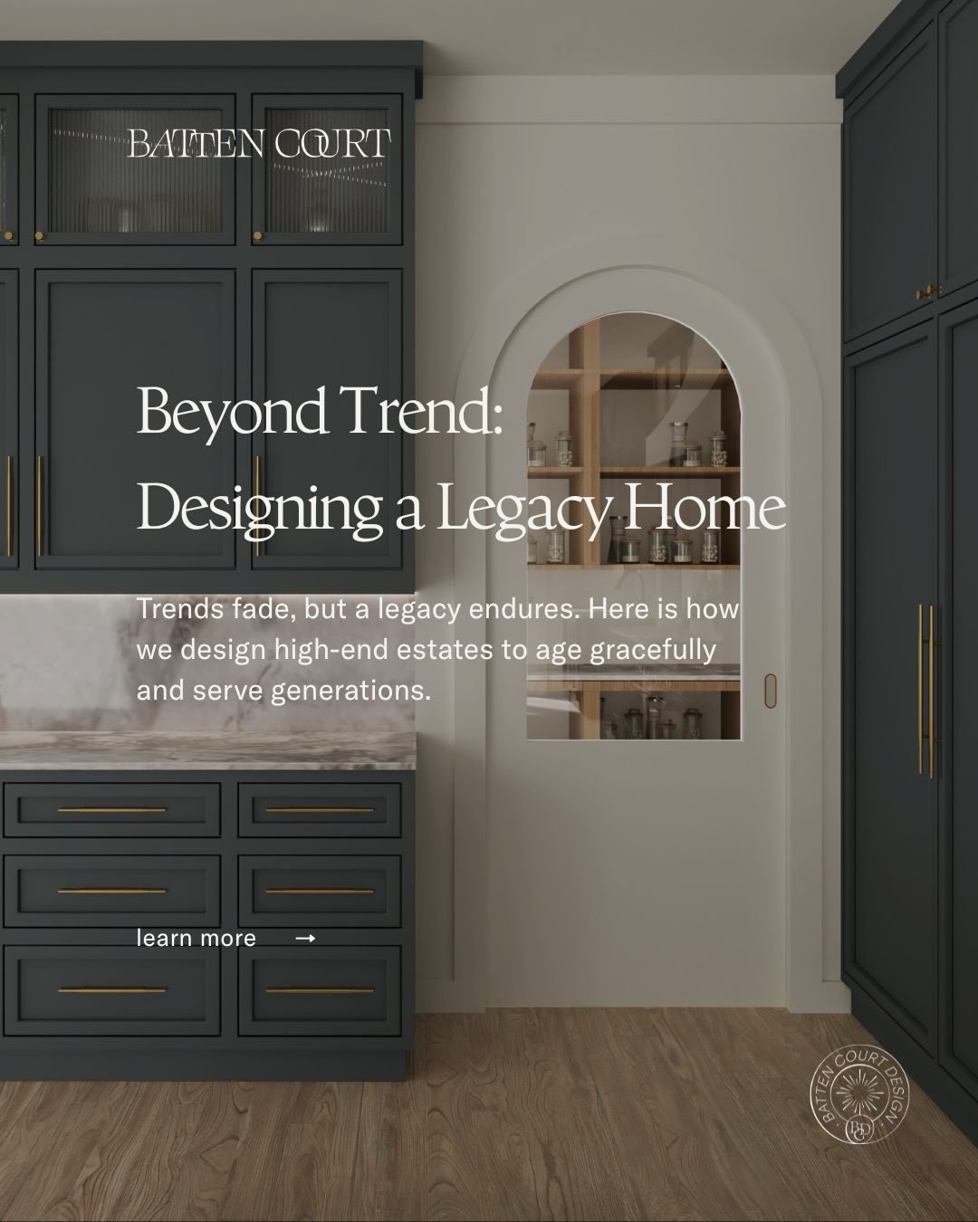 Trends are fleeting. A legacy is forever.

In a world of &ldquo;fast interiors&rdquo; and viral aesthetics, there is a rare luxury in things that are built to last. A Legacy Home isn&rsquo;t just a property; it&rsquo;s an heirloom.

We approach high-