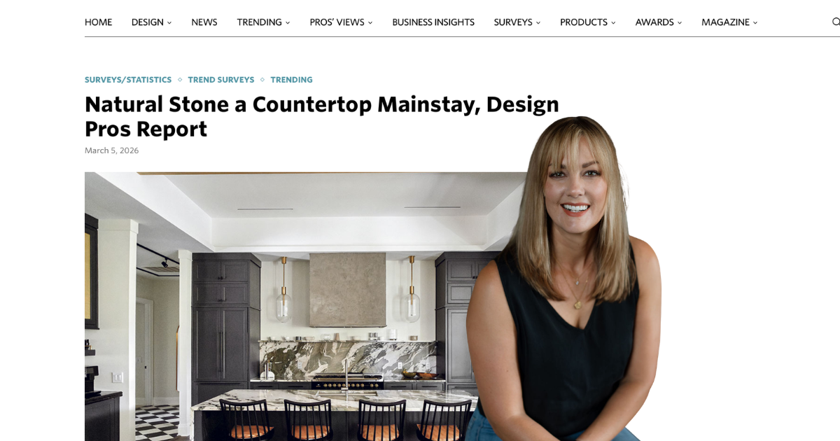 Kitchen Bath &amp; Design News: The Return of Natural Stone