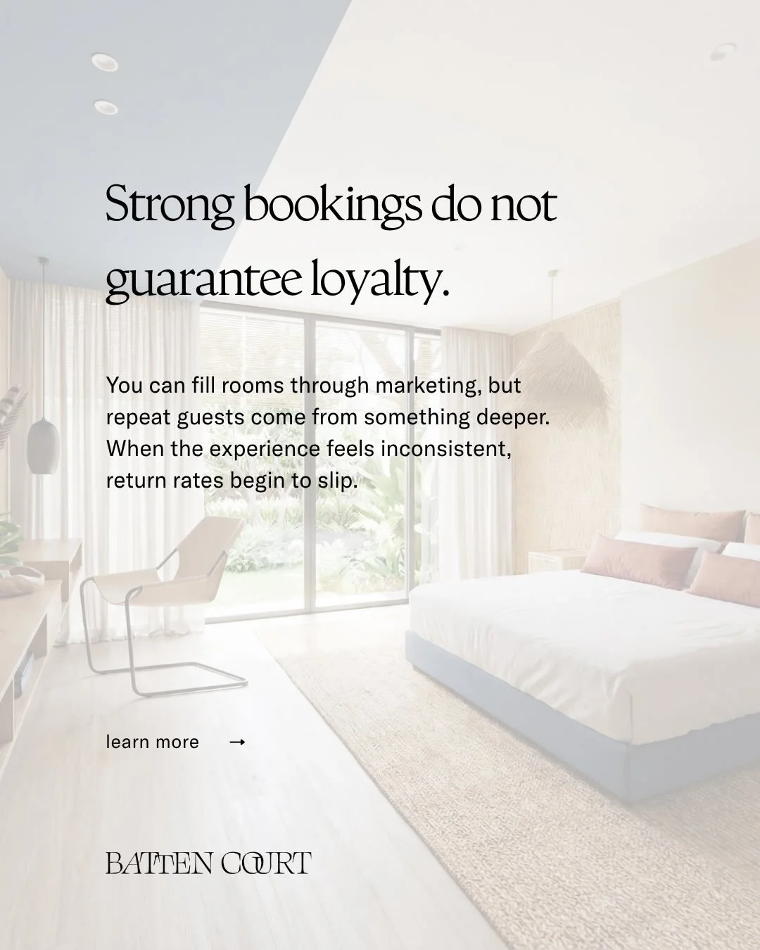 If a guest shows up and the vibe feels off or the place just doesn&rsquo;t work well, they won&rsquo;t return. When the design is intentional, guests stay longer and they come back. We help make sure your space works as hard as your business does.

C