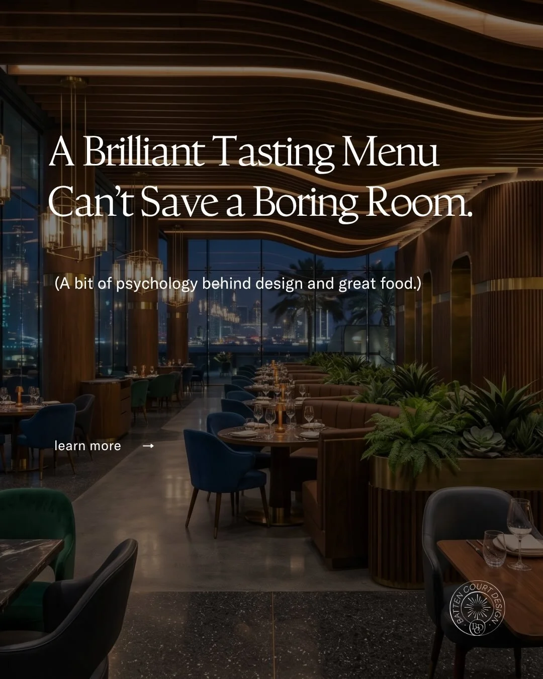 If the architecture doesn&rsquo;t match the ambition of the kitchen, you&rsquo;re fighting a losing battle with your guests&rsquo; subconscious. Have you been to a restaurant that felt off? Let us know in the comments below! 

Have a project in mind.