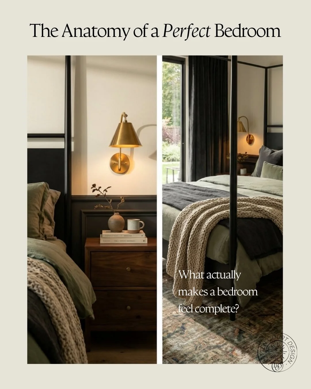A bedroom can be filled with beautiful things and still feel &ldquo;off&rdquo; if it lacks the right balance. Truly complete bedrooms feel effortless because of the invisible logic behind the design. We&rsquo;ve broken down the essential elements tha