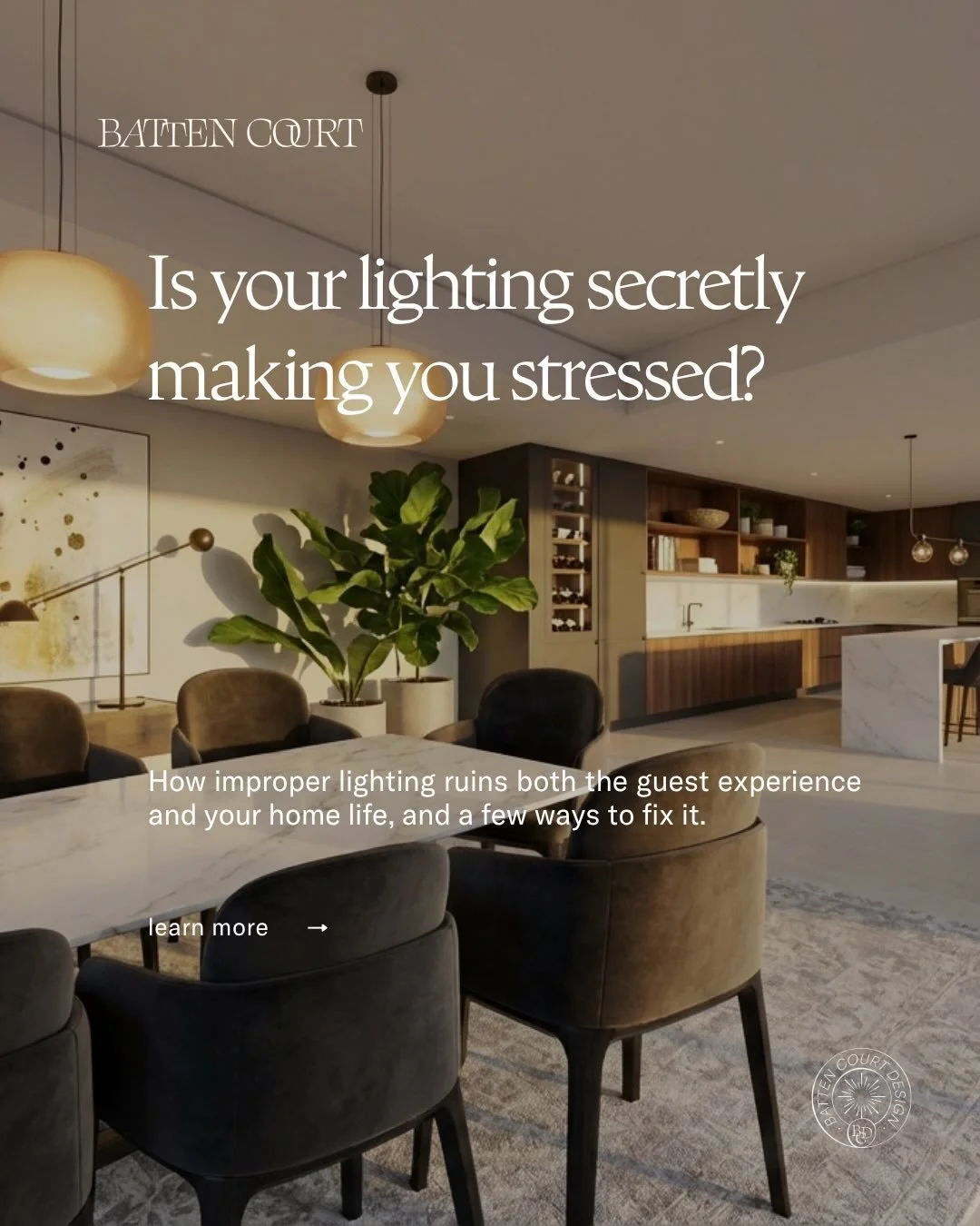 If you find yourself feeling unexpectedly anxious, getting headaches, or struggling to wind down in the evening, the culprit might be hiding right above your head. Swipe to read more. 

Still unsure how to get started? DM &ldquo;LIGHTING&rdquo; to le