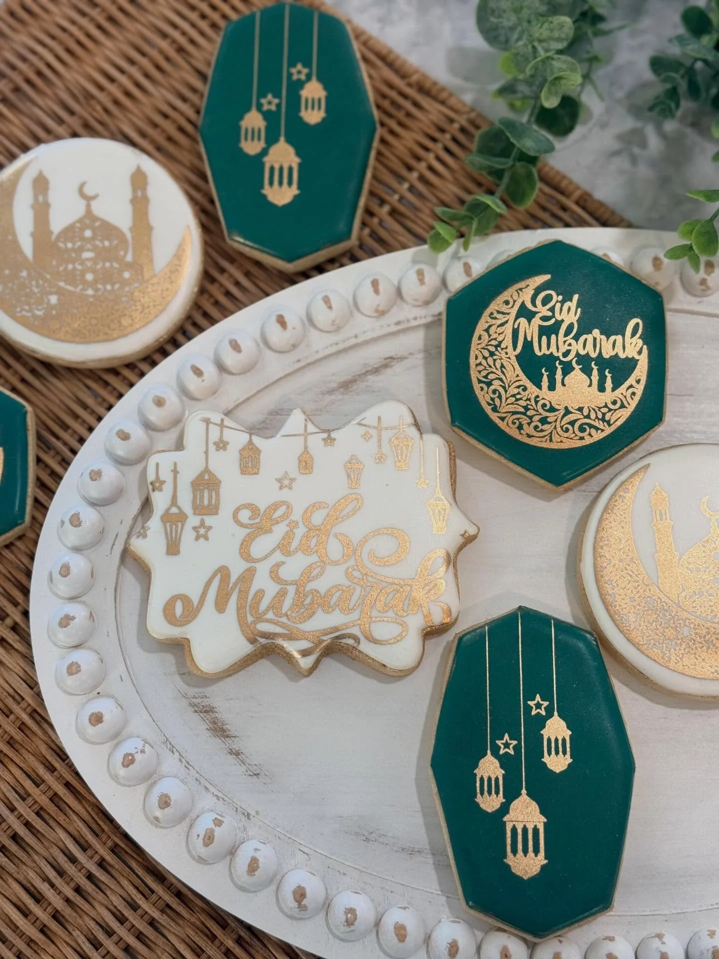 Had the sweetest time celebrating Eid with my SIL&rsquo;s family this year! 💛 It was such a joy watching my kids play with their new cousins. I made this little set of Eid cookies to share, and I couldn&rsquo;t resist capturing them before they disa