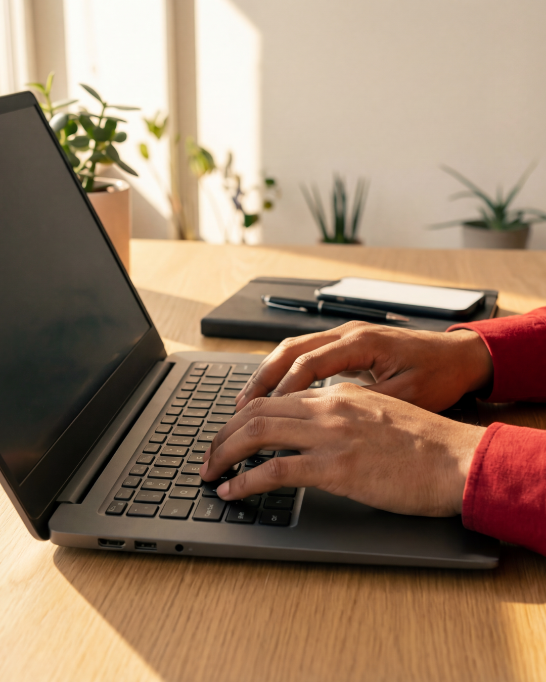 Someone on computer doing therapy for professionals