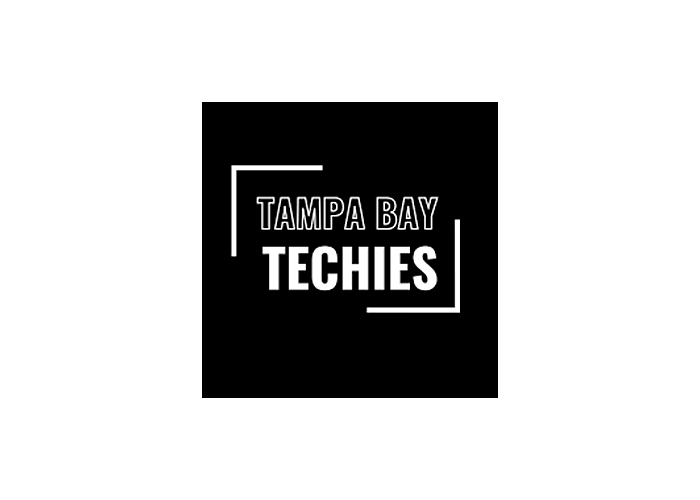 Tampa Bay Techies logo with black background and white text.