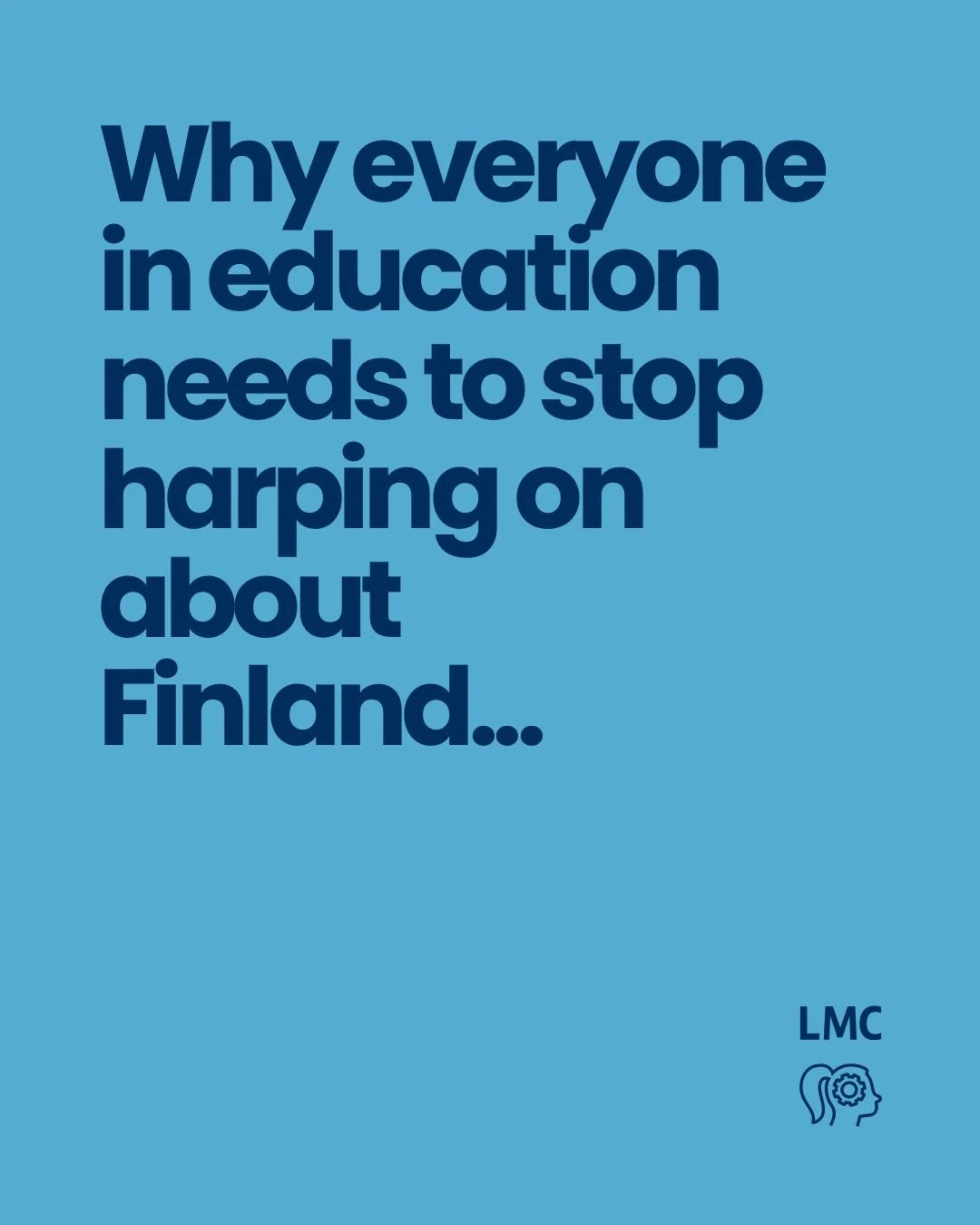 For more than two decades, Finland has been held up as the gold standard of education reform. In education circles, references to the &ldquo;Finnish model&rdquo; have almost become shorthand for what schooling should aspire to be.

But the reality is