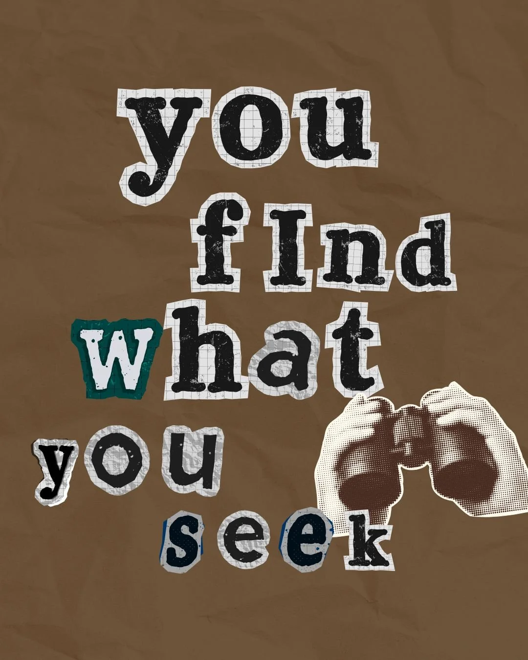 You find what you seek.

Our minds are sneaky little things, they love to keep us stuck in familiar loops! Sad? You&rsquo;ll notice sad songs. Lonely? Suddenly everyone seems to be ignoring you. Angry? The world will happily throw you more fuel.

Why