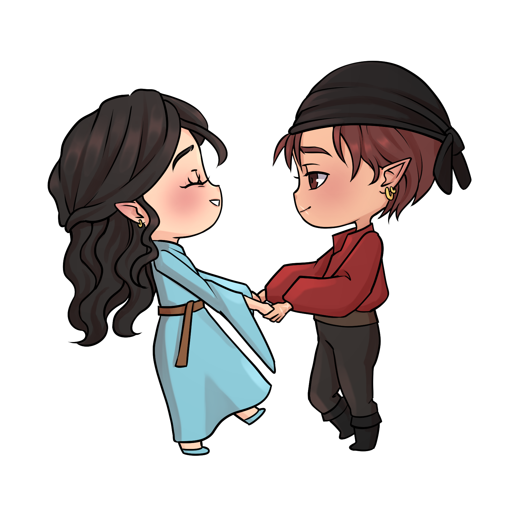 Livia & Erik | Chibi Sticker