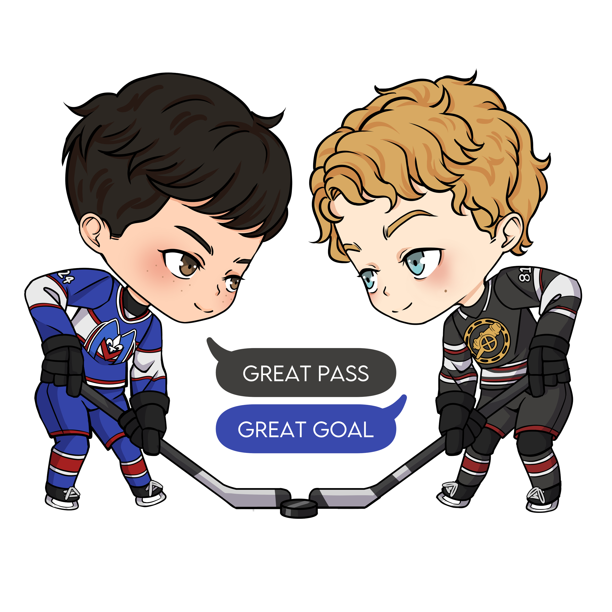 Shane & Ilya | Chibi Sticker