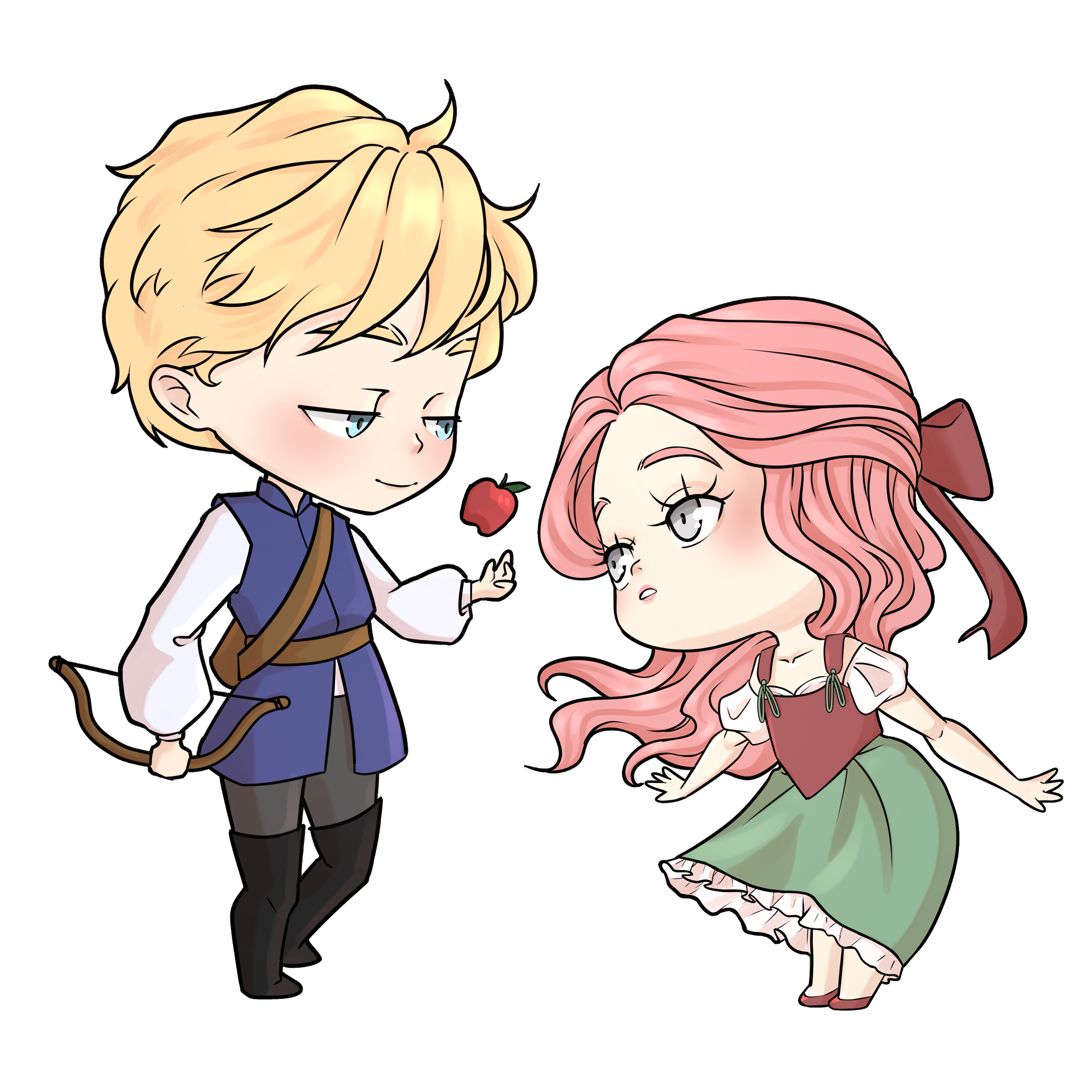 Jacks & Evangeline | Chibi Sticker