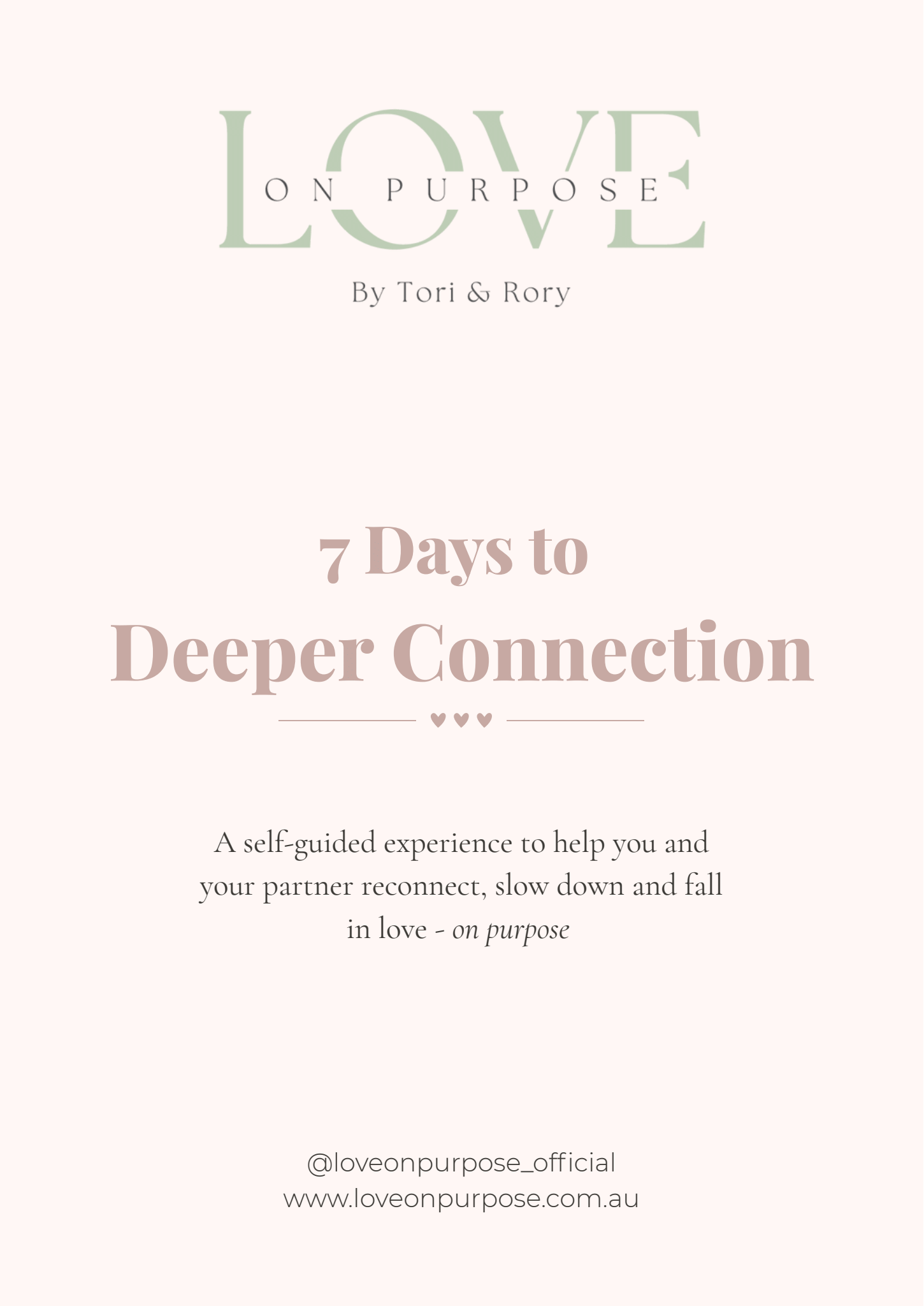 7 Days to Deepen your Connection