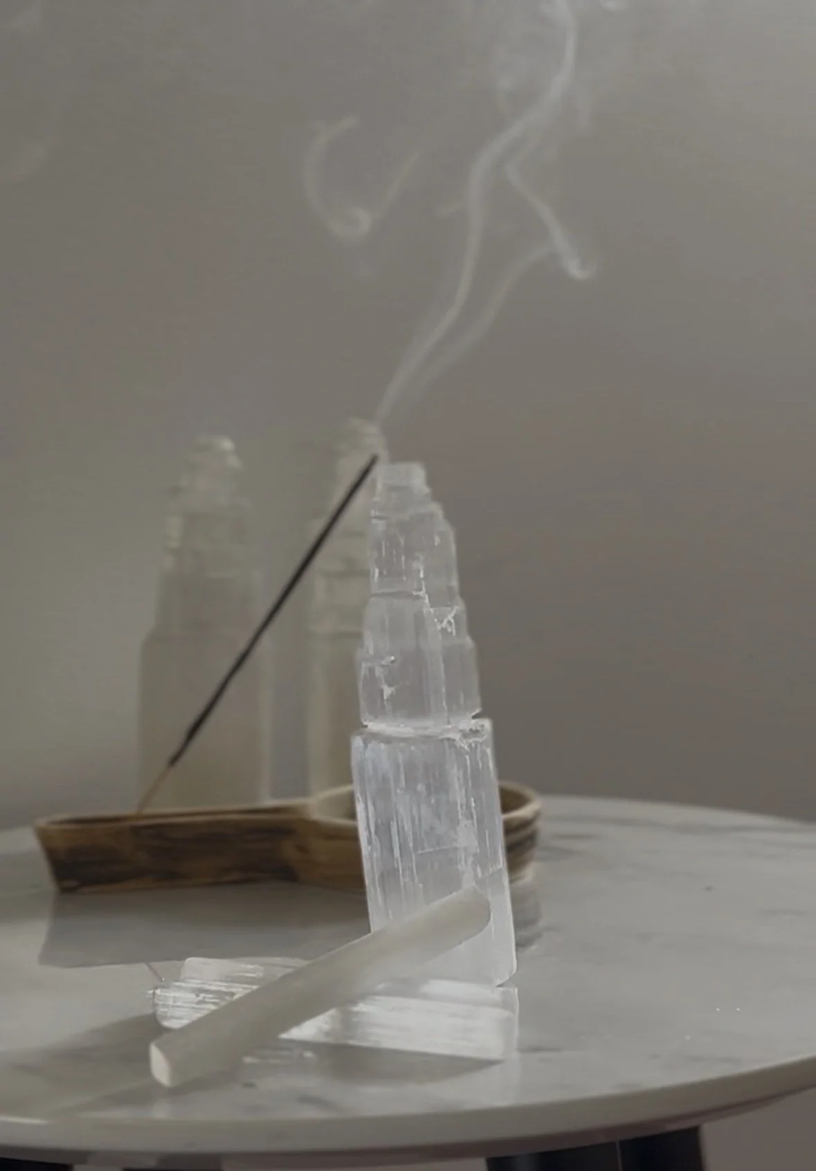 Selenite Tower - 15cm*