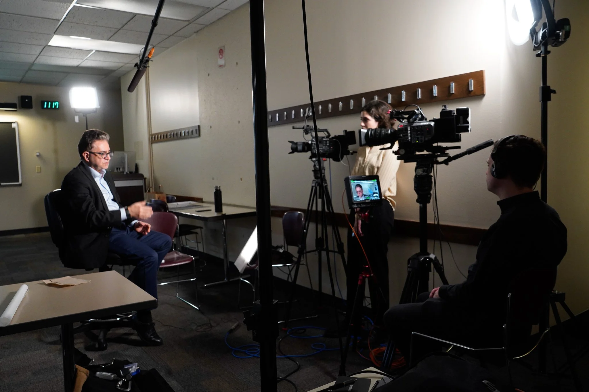 Interviewing Program Director of Albanian Studies at DePaul University, Dr. Gazmend Kapllani 