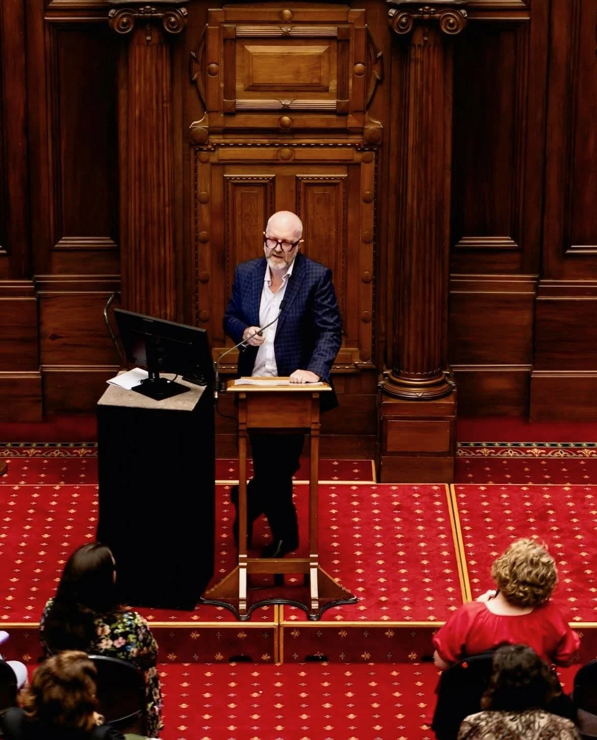 Dr. Michael Wynn-Williams spoke at the New Zealand Parliament on March 25, 2025</span>