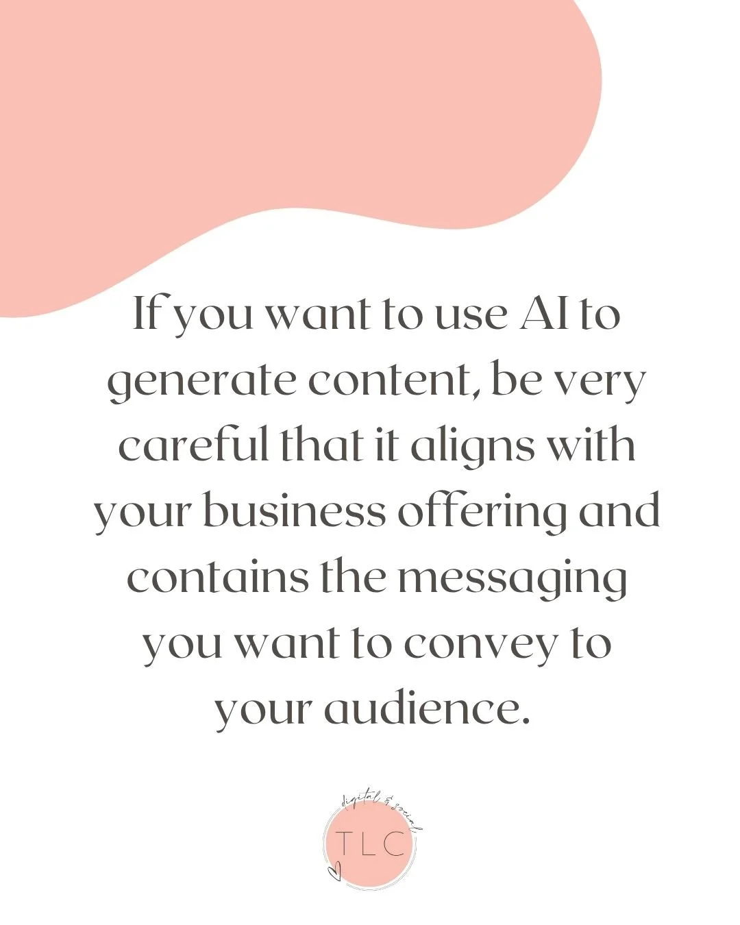 AI tools are powerful. They can save time, spark ideas, and help you stay consistent. But here&rsquo;s the catch: if you&rsquo;re not careful, the content it generates can easily drift away from your brand&rsquo;s message and offerings.

Before you h