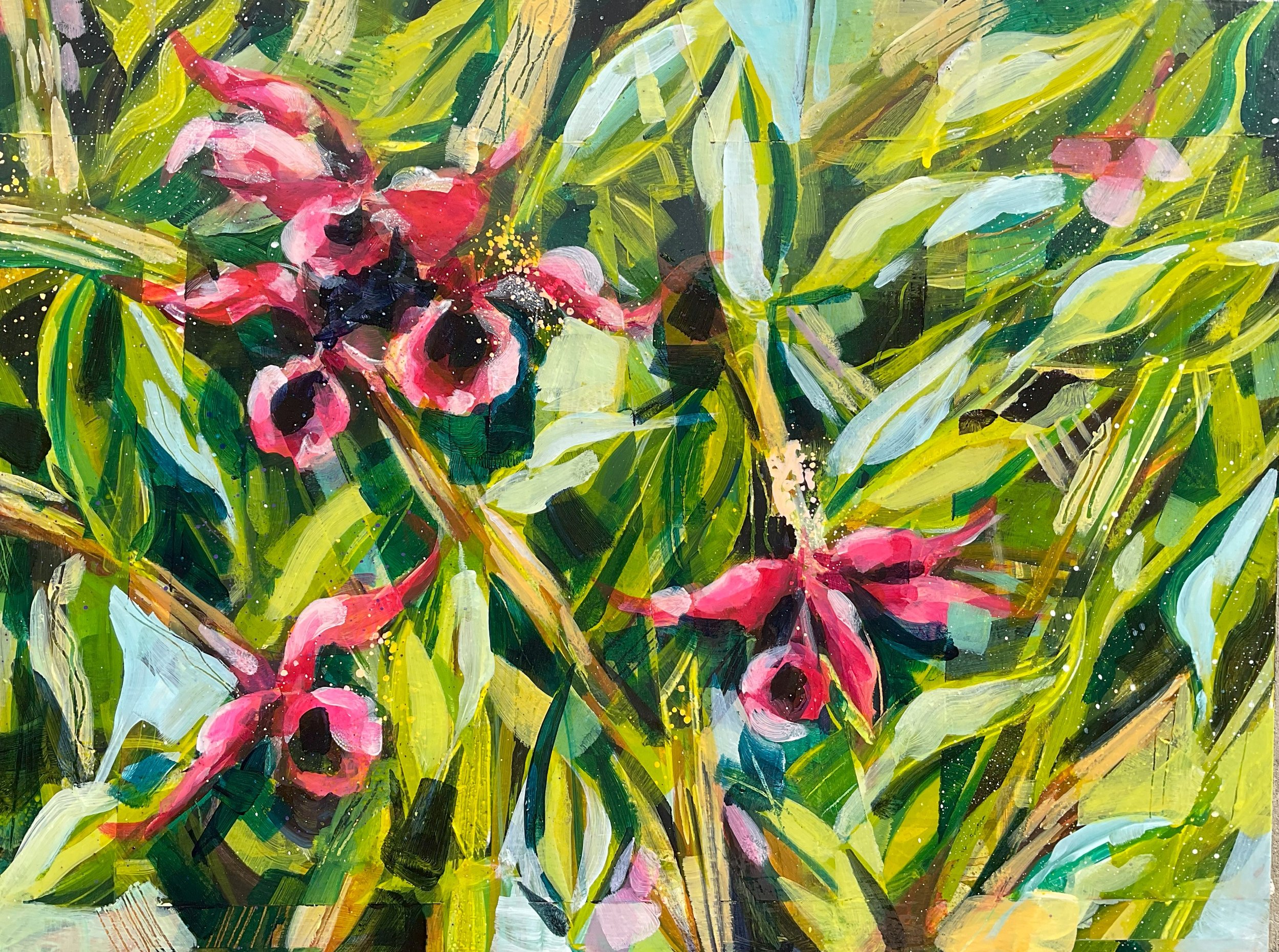 Helen Evans_Paul's Orchid_60x45x2cm_acrylic on ply panel _$695.jpg