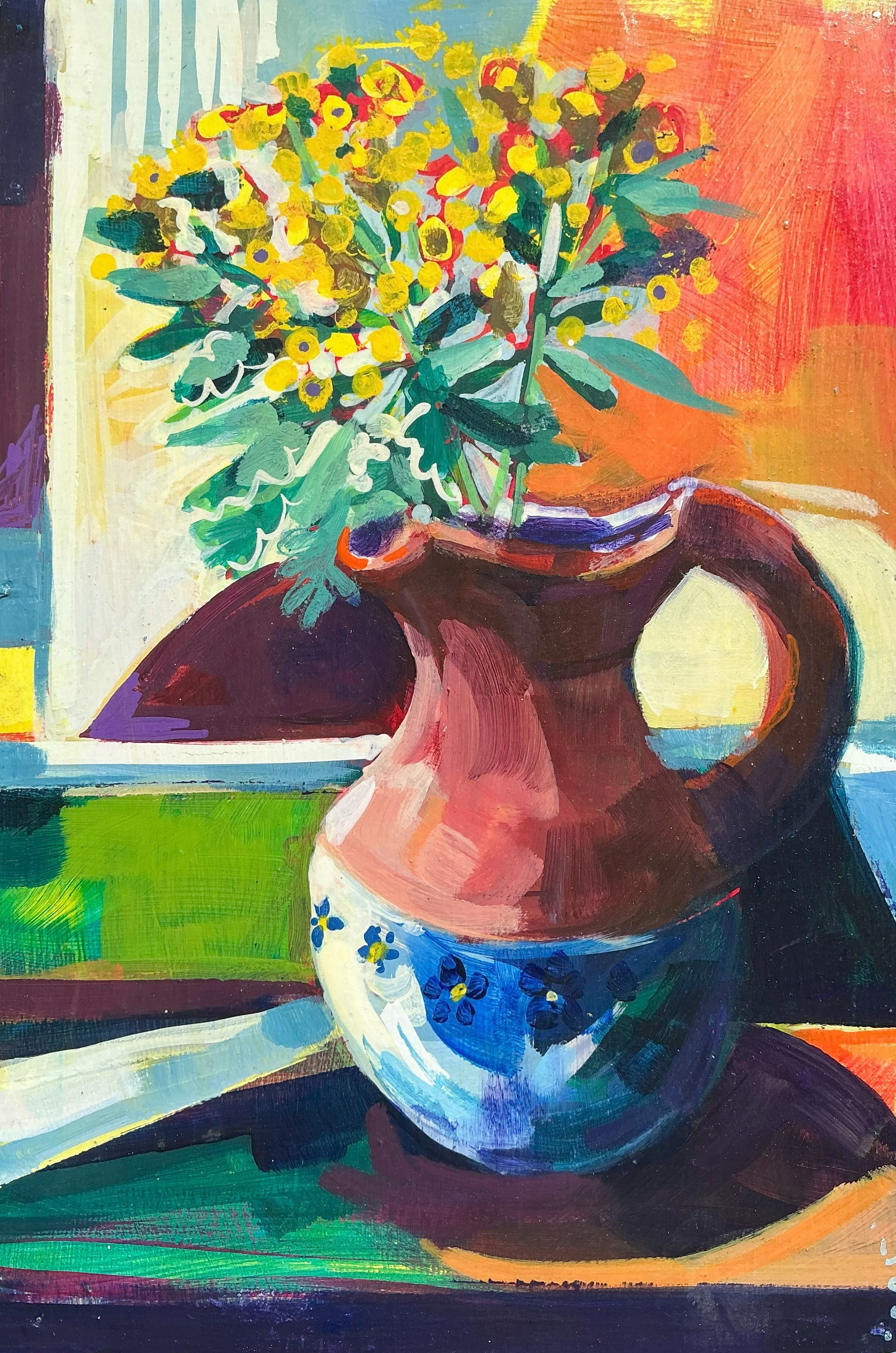 Helen Evans_Pictures of You, Pieces of Me VIII, Loule and Mel's Yellow_ 20x30x7cm, acrylic on cradled wood panel, $375.jpg