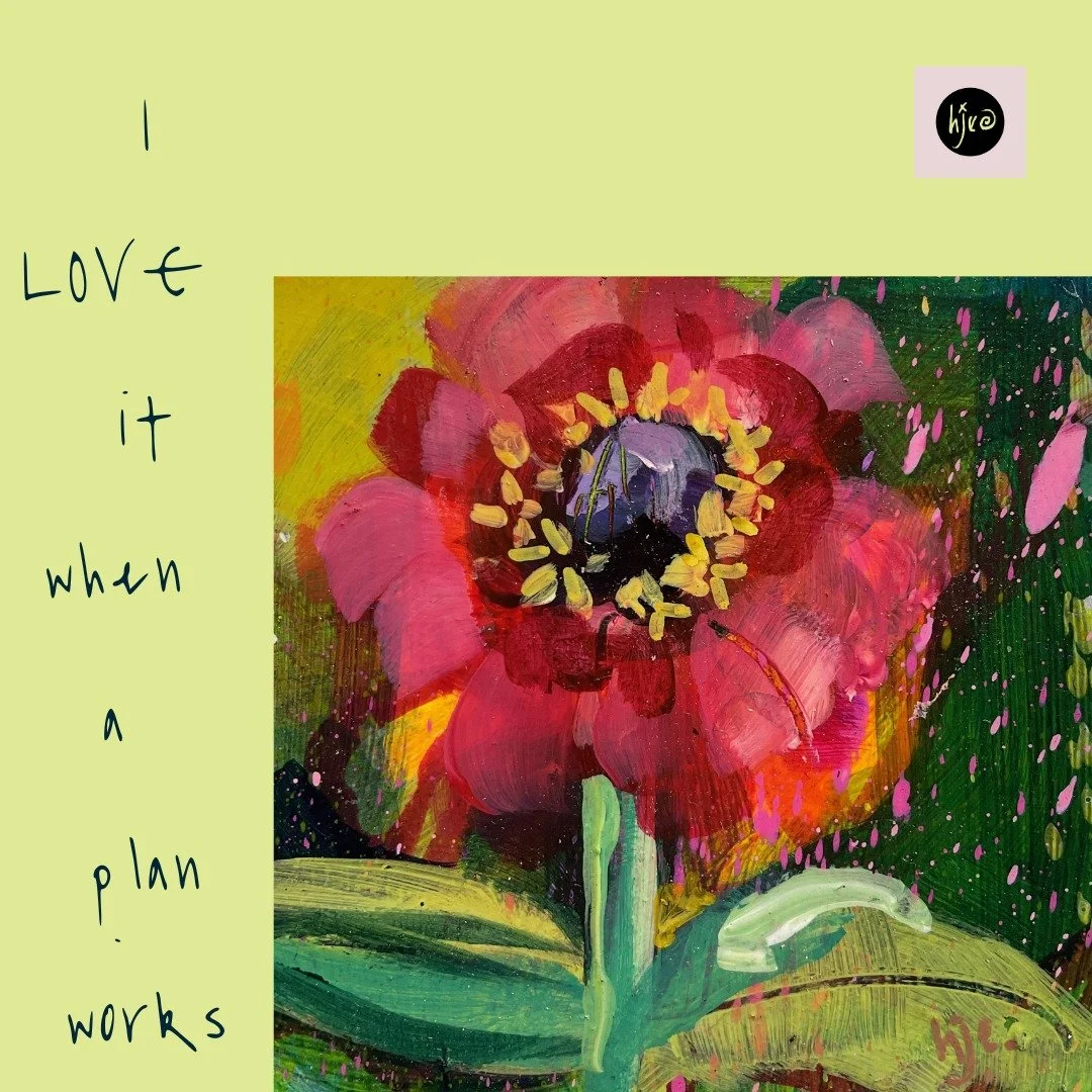 These extra bijou florals started as a measuring error.
Cut into 9x9 cm squares they became &ldquo; A Garden of Flowers&rdquo;
They have resided in a shoe box for some time , the proverbial too hard basket of presentation.

Thanks to the lovely Sue, 