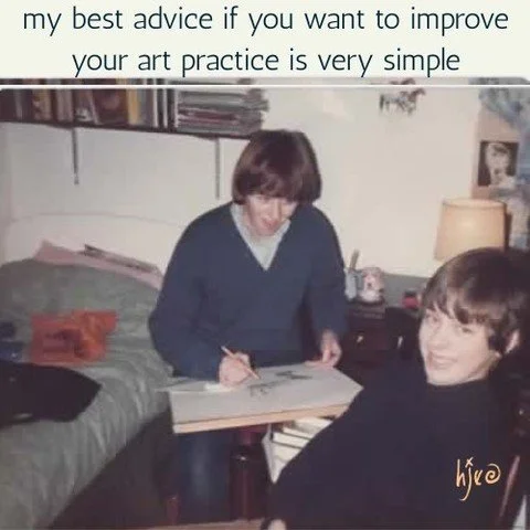 I think it is kind of tragic that so many adults have had drawing spoiled for them by mean comments from family, art teachers or random strangers.

Drawing is central to my practice.
I loved to draw at school; it saved me from a few school bullies.
T