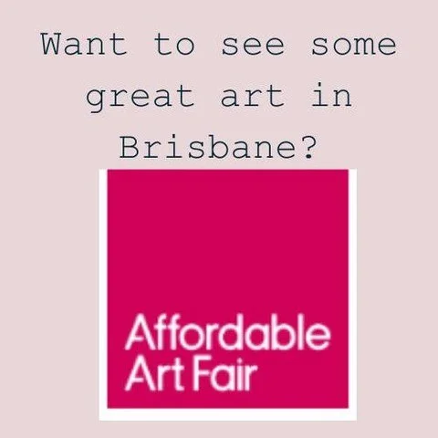 It's Affordable Art Fair time again.

The fair starts on Thursday with the opening event until 9 pm.
Friday is the big one, 10 am til 9 pm. Then all weekend til 5 pm.

I am delighted to be showing with Stevens Street for my third year in Brisbane.

T