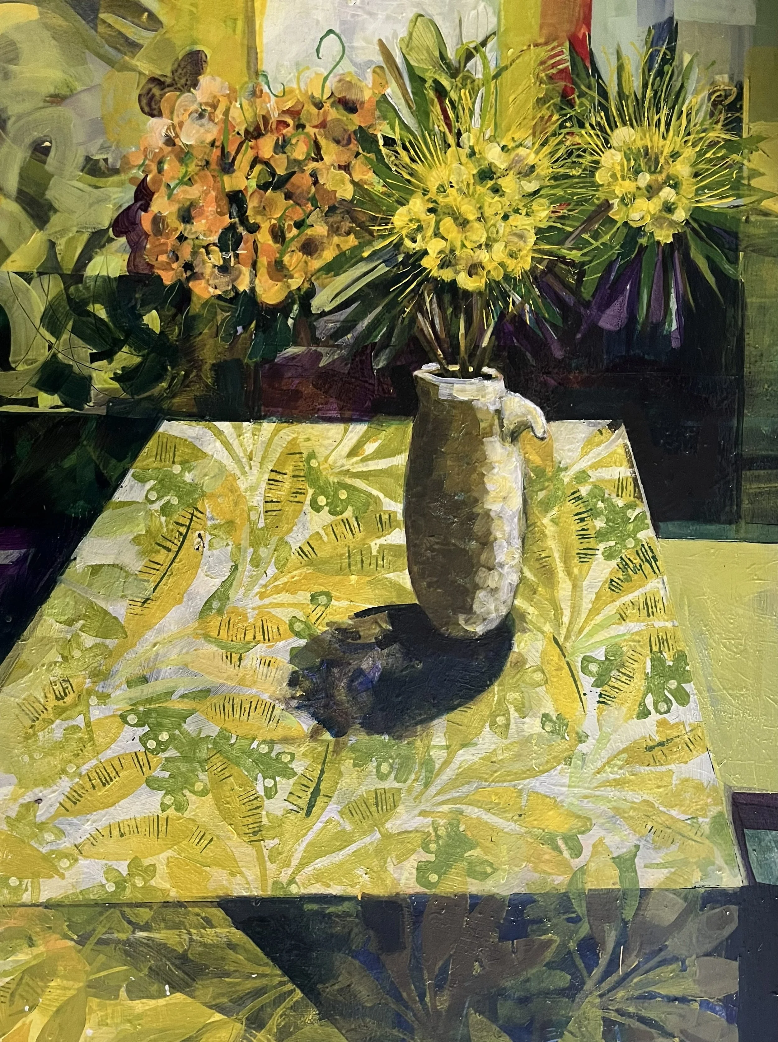 Anna  Banana: how I made and saved a badly behaved painting