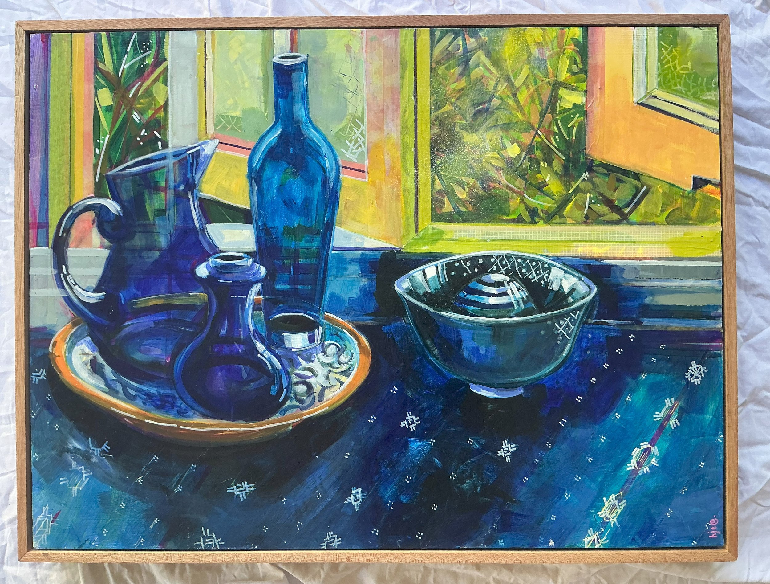 Boots and All the Blues framed.jpg