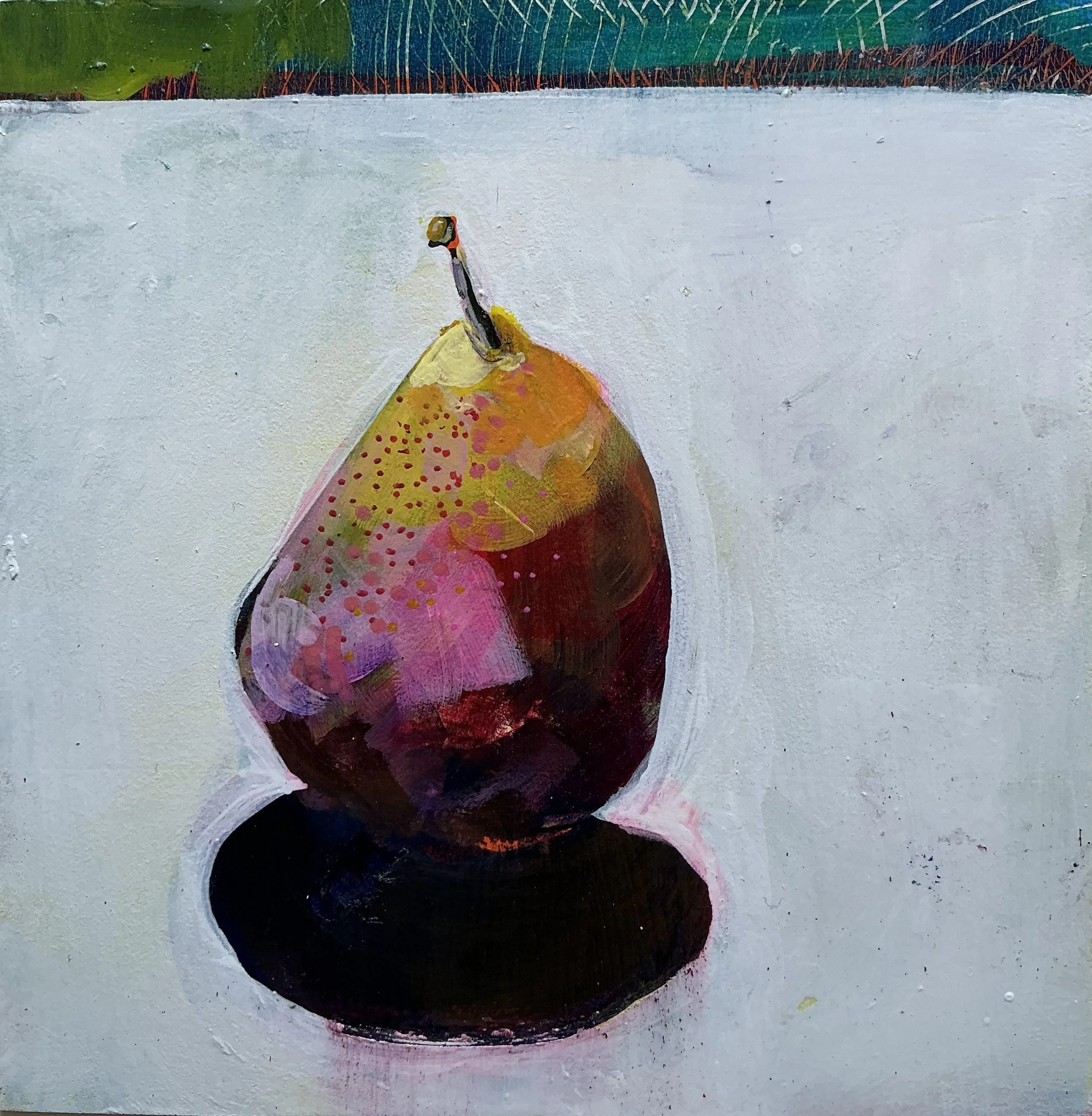 Beginners Guide to Acrylic Painting Pink Pear