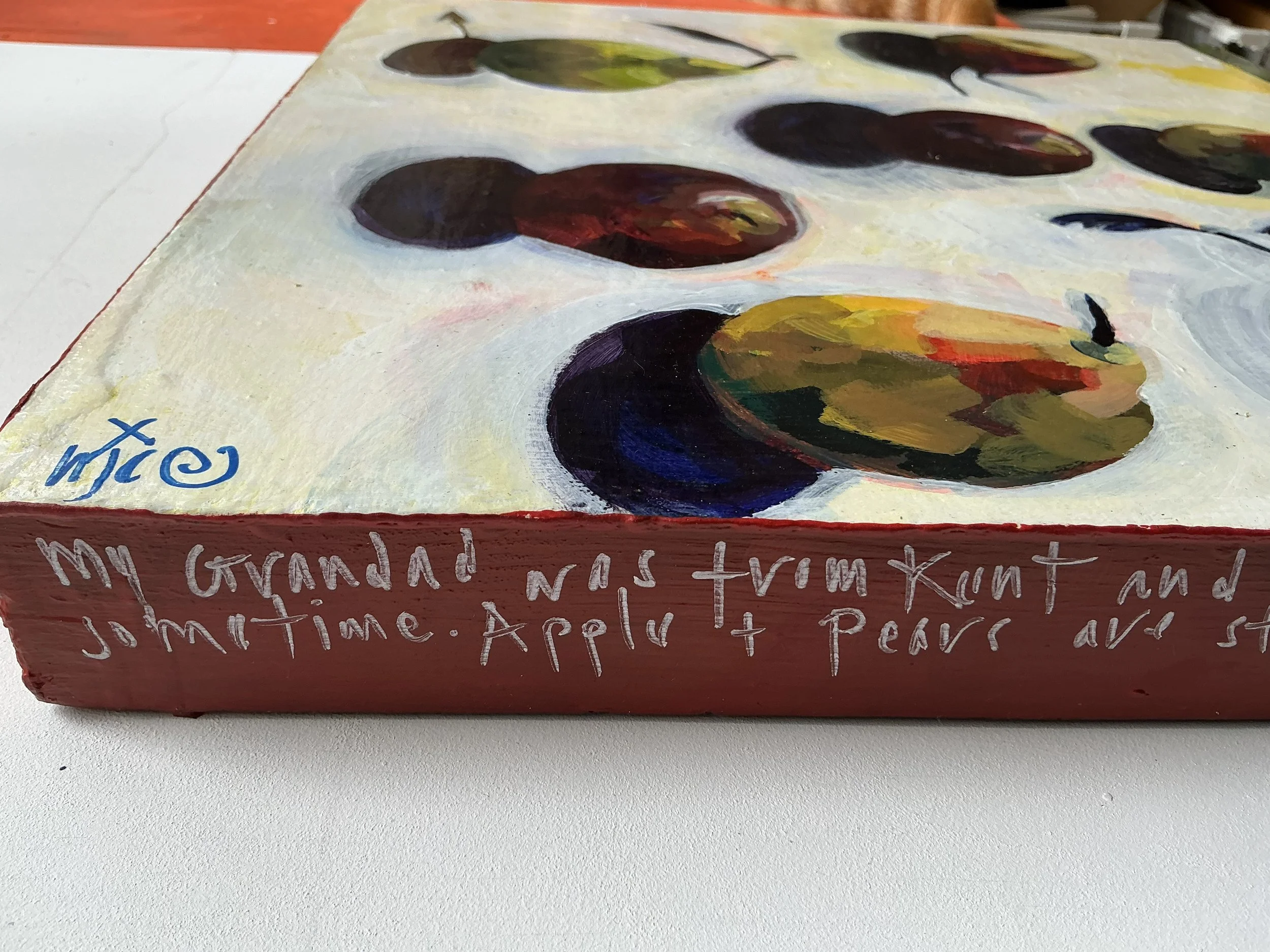 Up the Stairs statement, initials and side and top .jpg