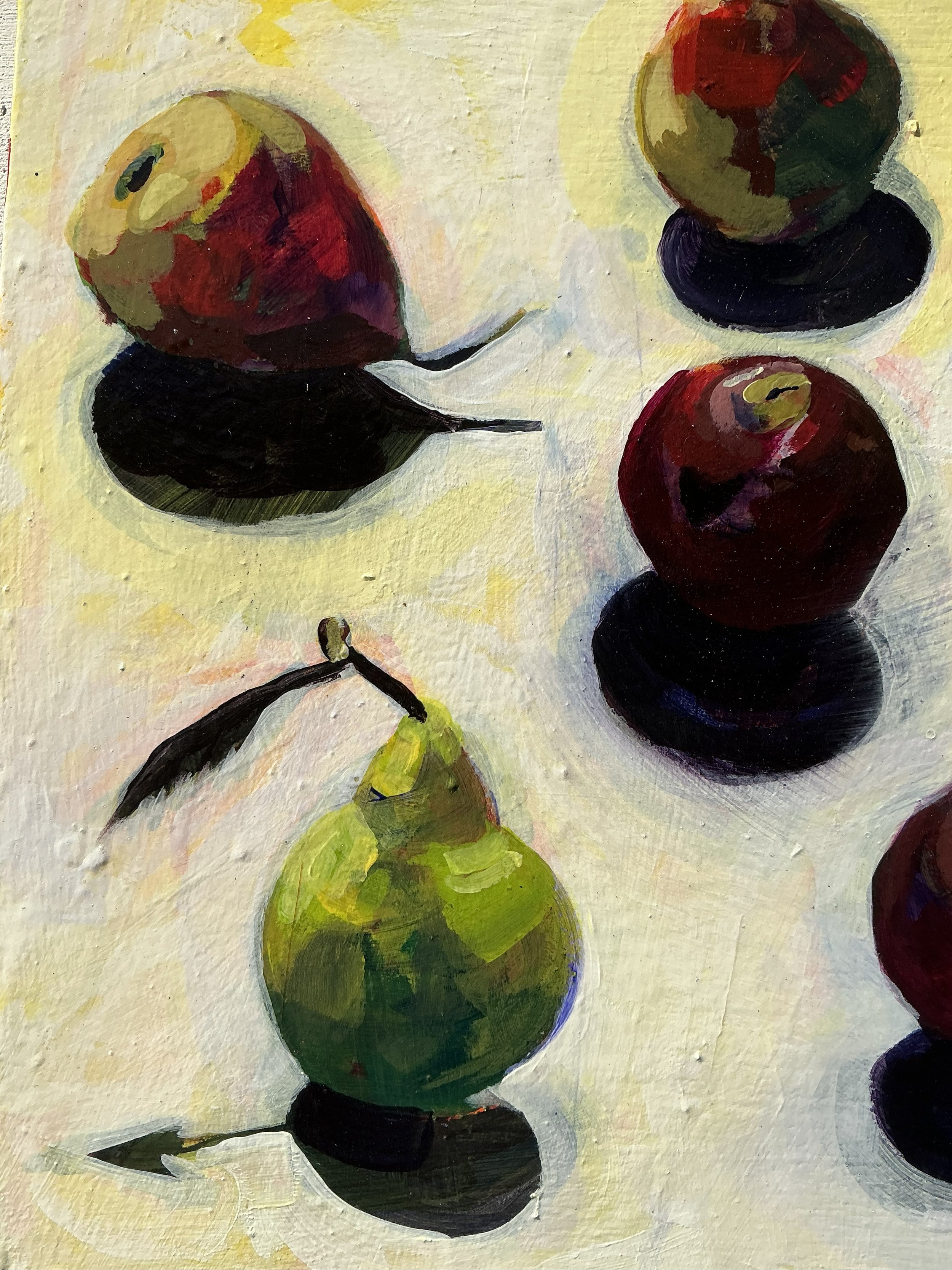 Helen Evans_Up the Stairs detail_40x40x4cm_acrylic on cradled wood panel_$525.jpeg