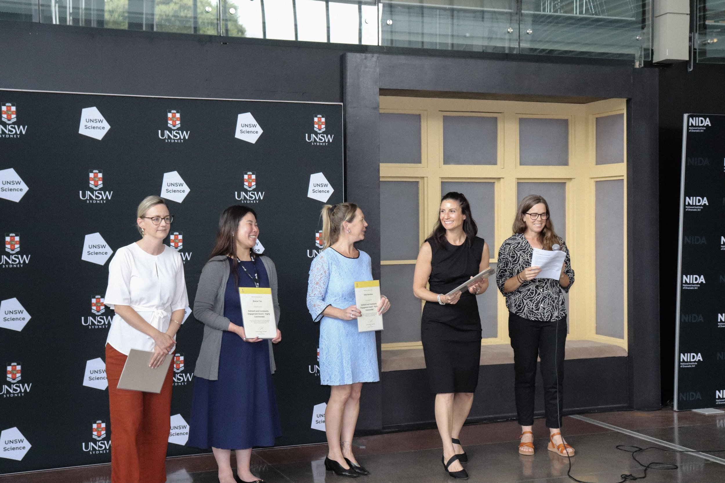 UNSW School PCIT team receives the Outreach and Community Engagement Award