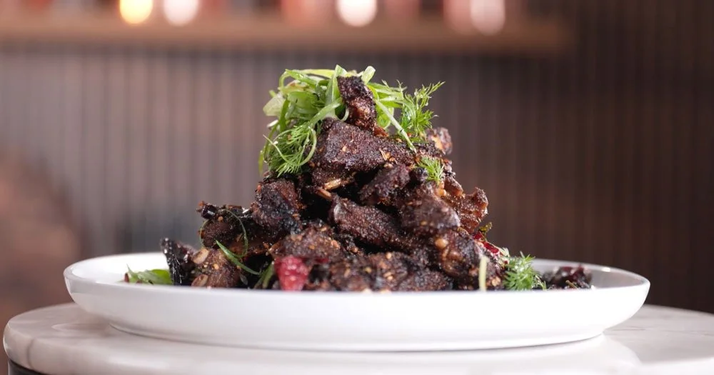 Roast Sichuan Lamb Ribs