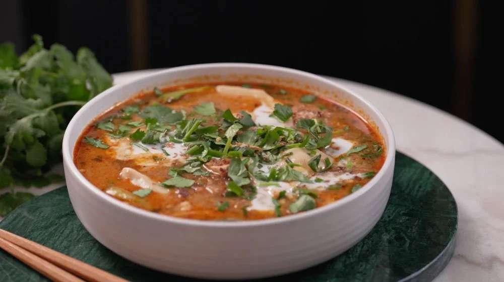 Curry Dumpling Laksa Soup