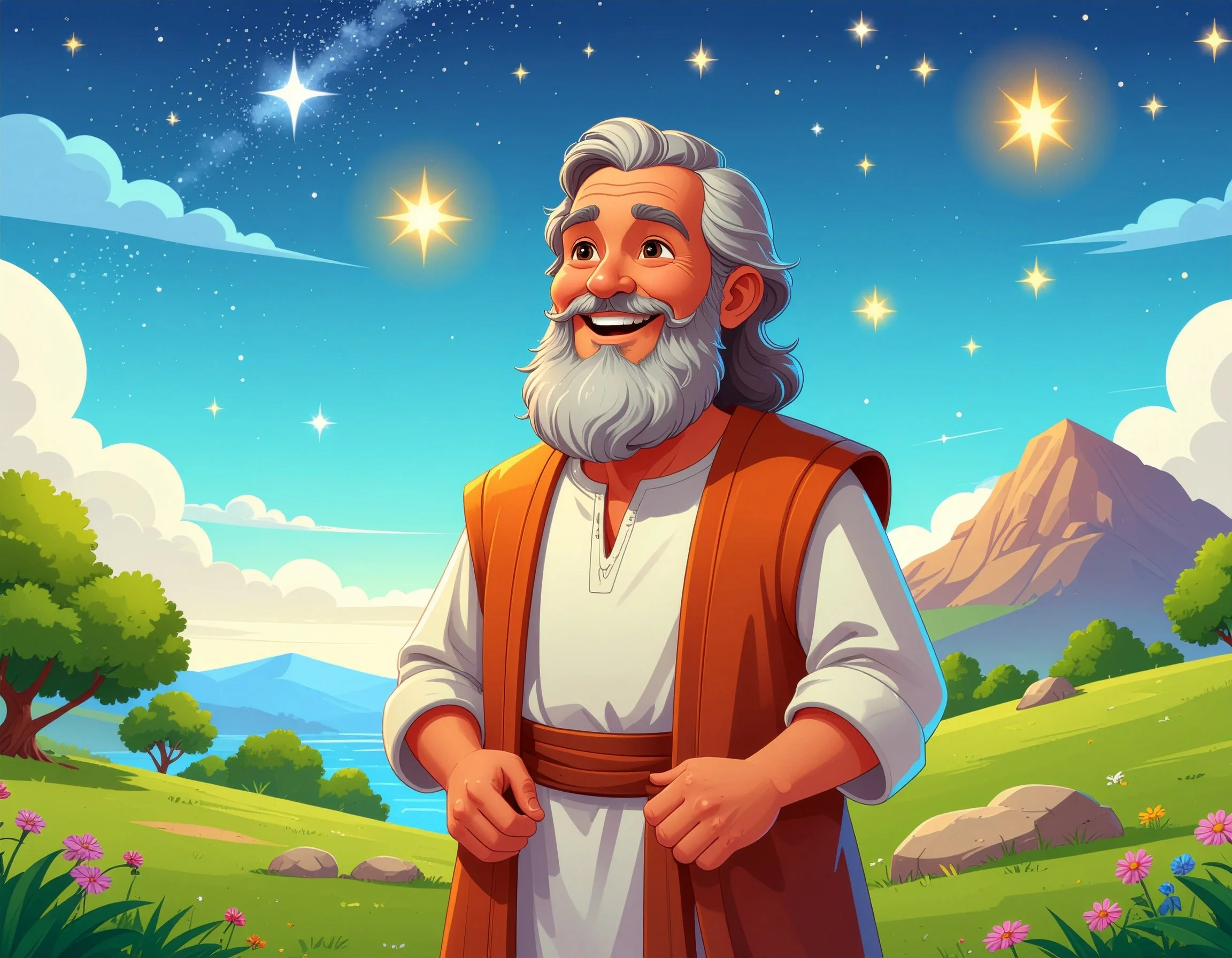 Abraham Bible lesson for kids about trusting God's promises Genesis Sunday school lesson