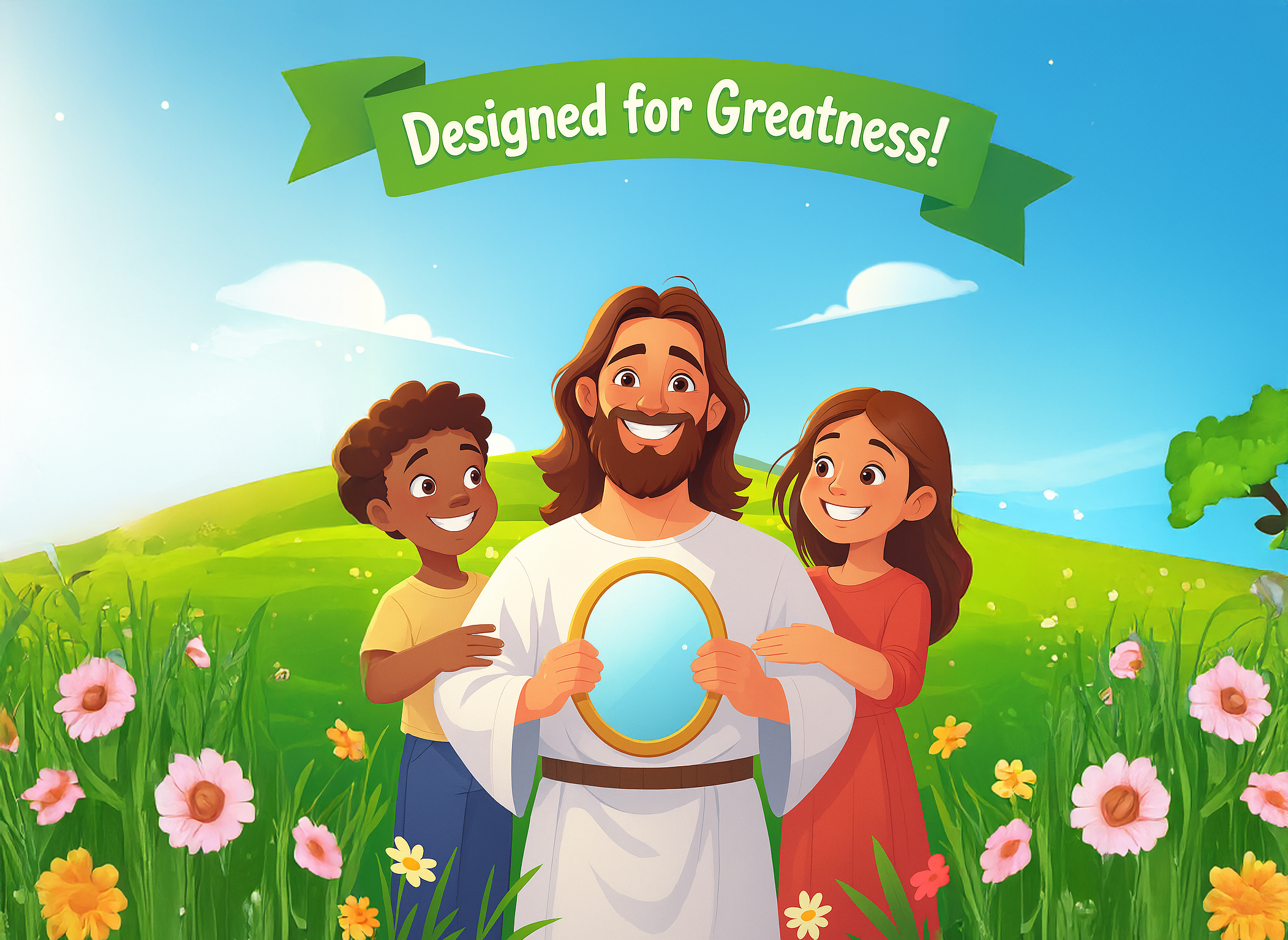 Ephesians 2:10 Bible lesson for kids teaching that we are God's masterpiece